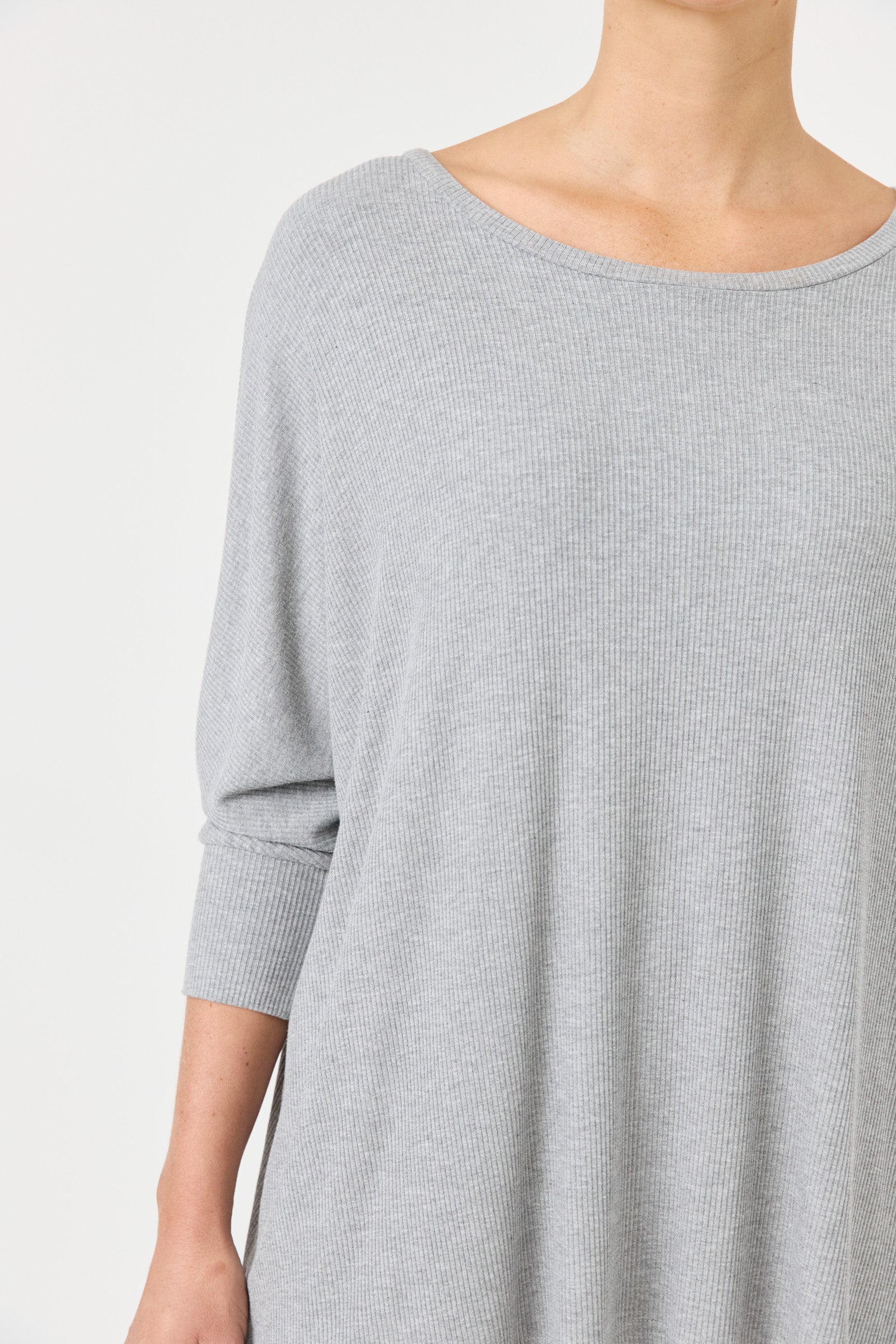 Studio Jersey Top - Gray