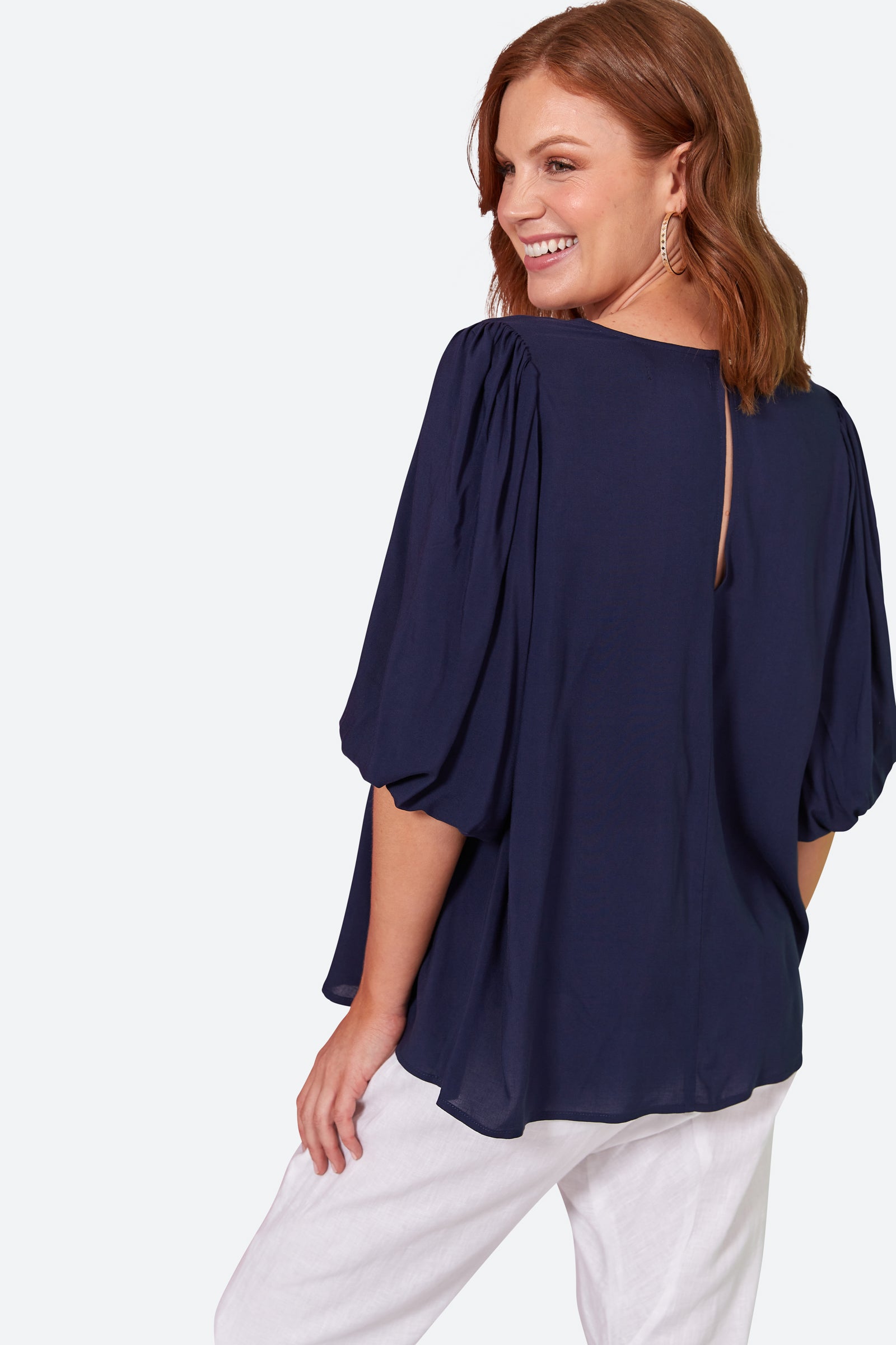 Esprit Top - Sapphire - eb&ive Clothing - Top 3/4 Sleeve