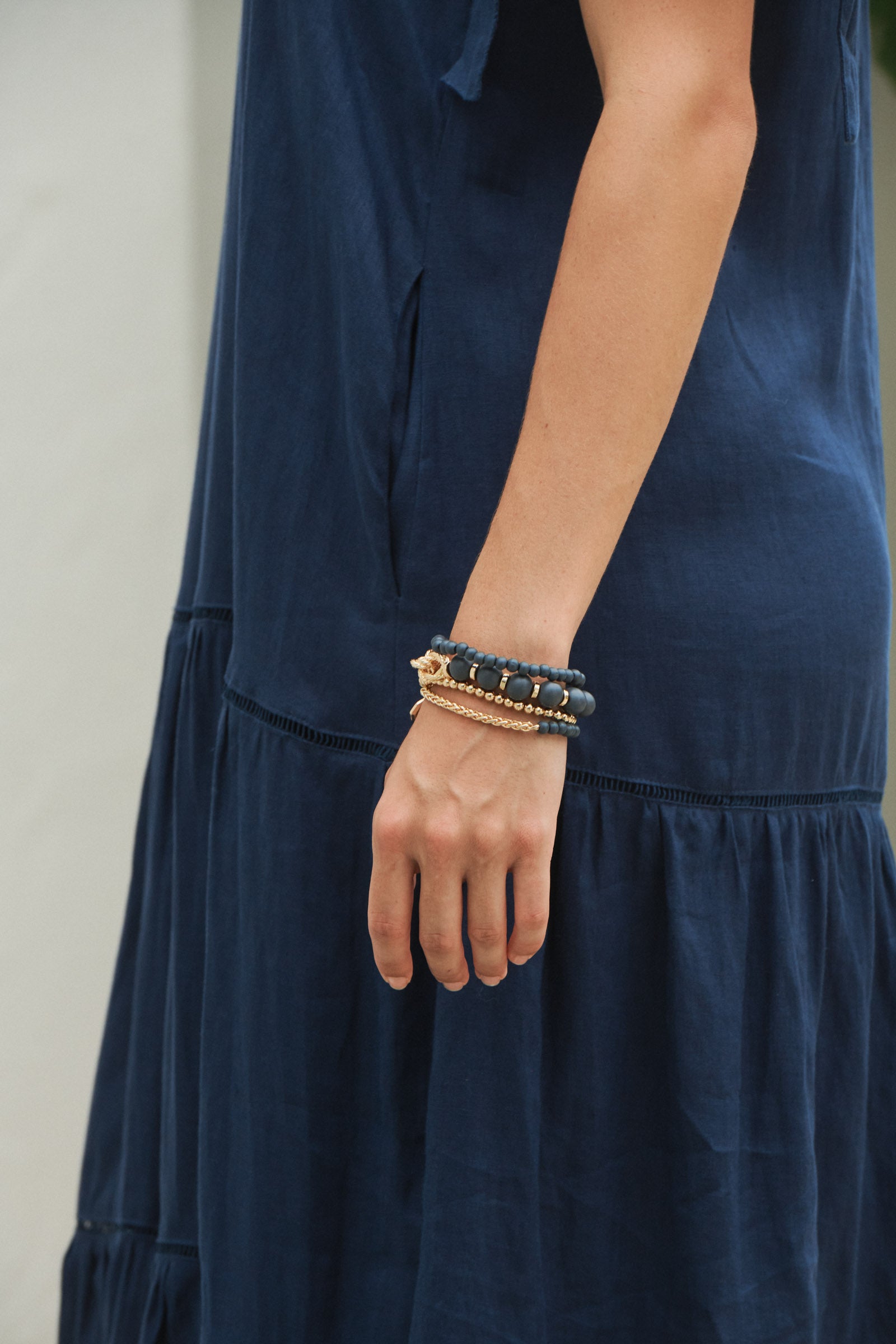 Vivid Bracelet Set - Sapphire - eb&ive Bracelet