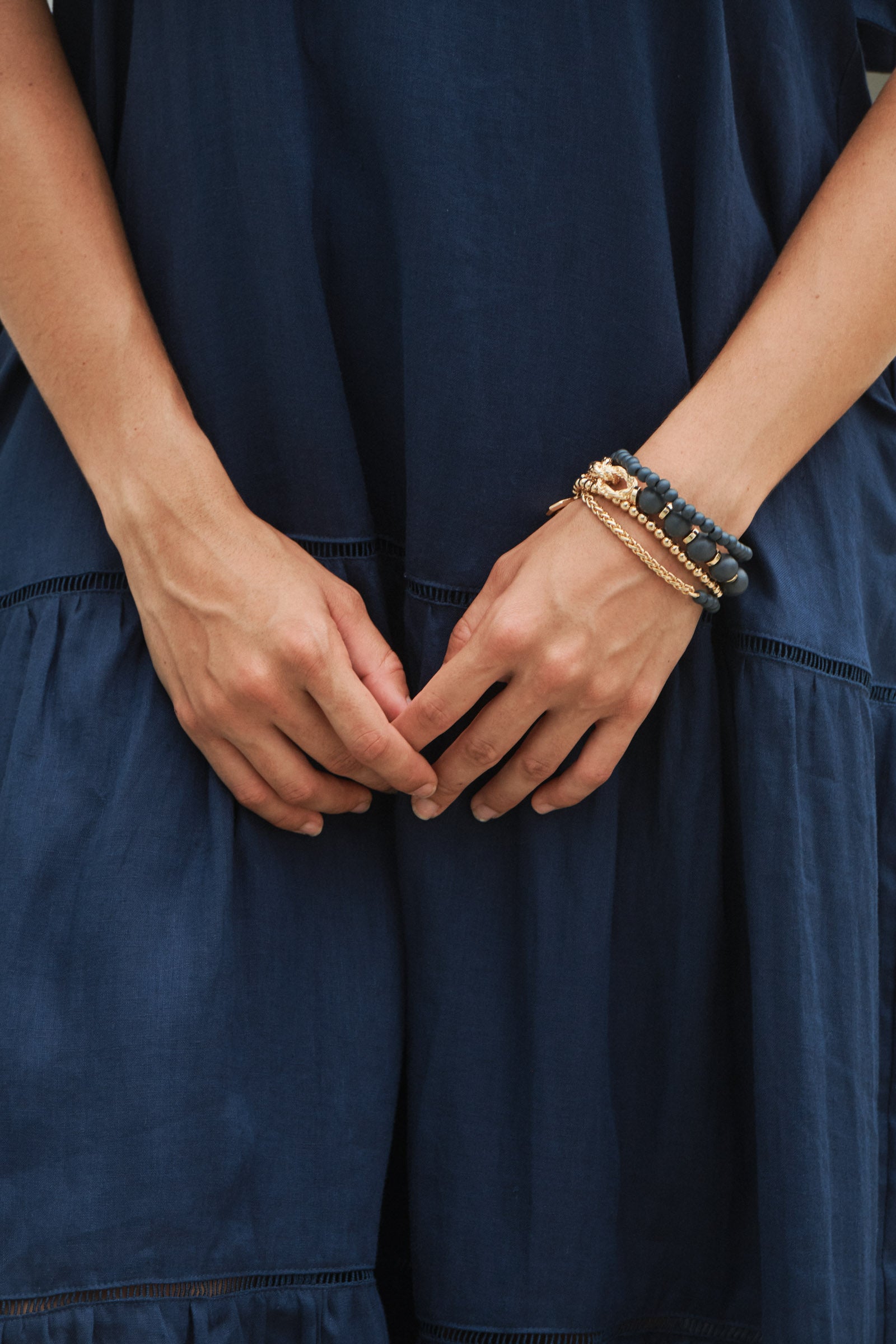 Vivid Bracelet Set - Sapphire - eb&ive Bracelet