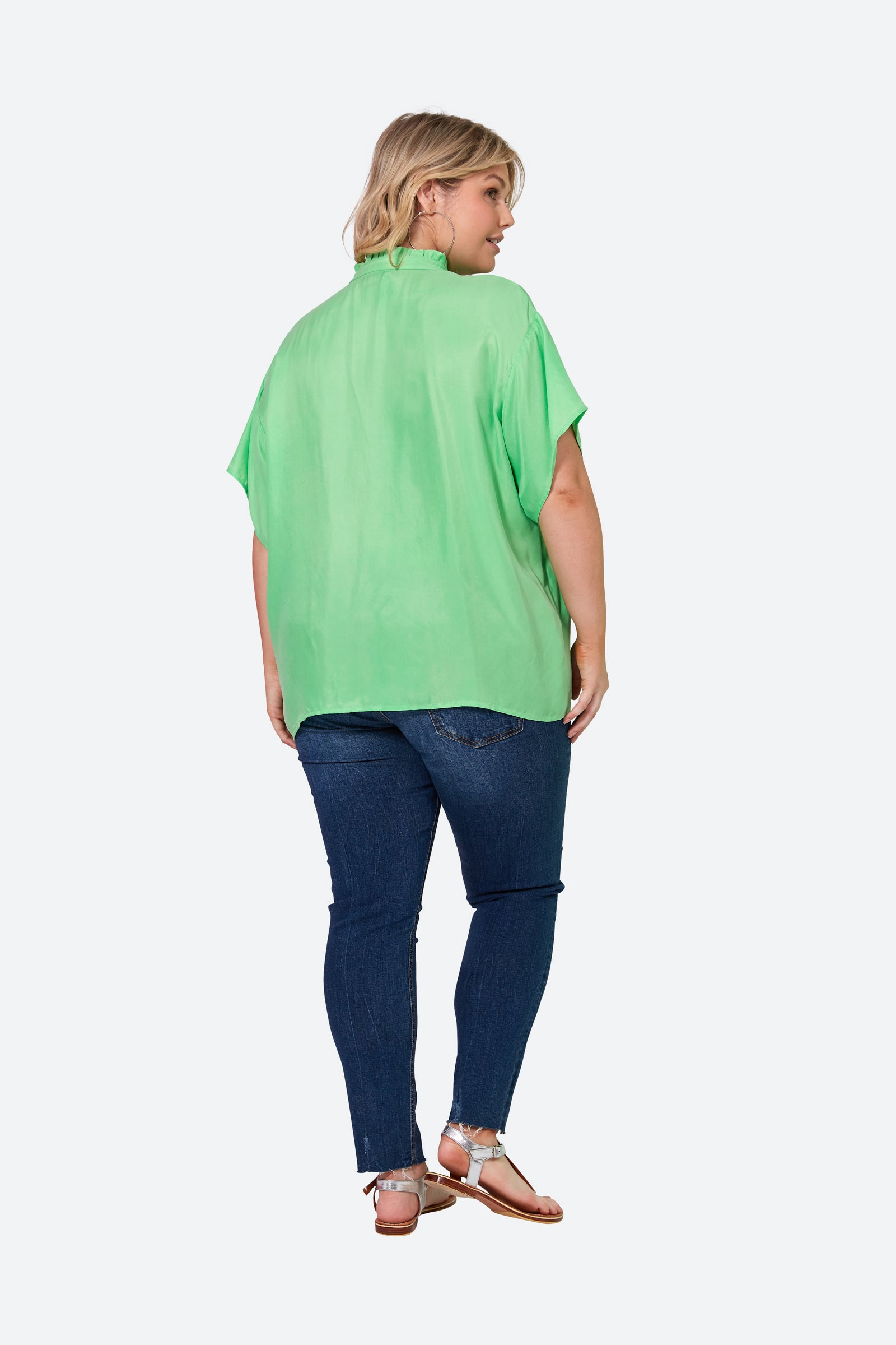 Elixir Shirt - Kiwi - eb&ive Clothing - Shirt S/S Cupro