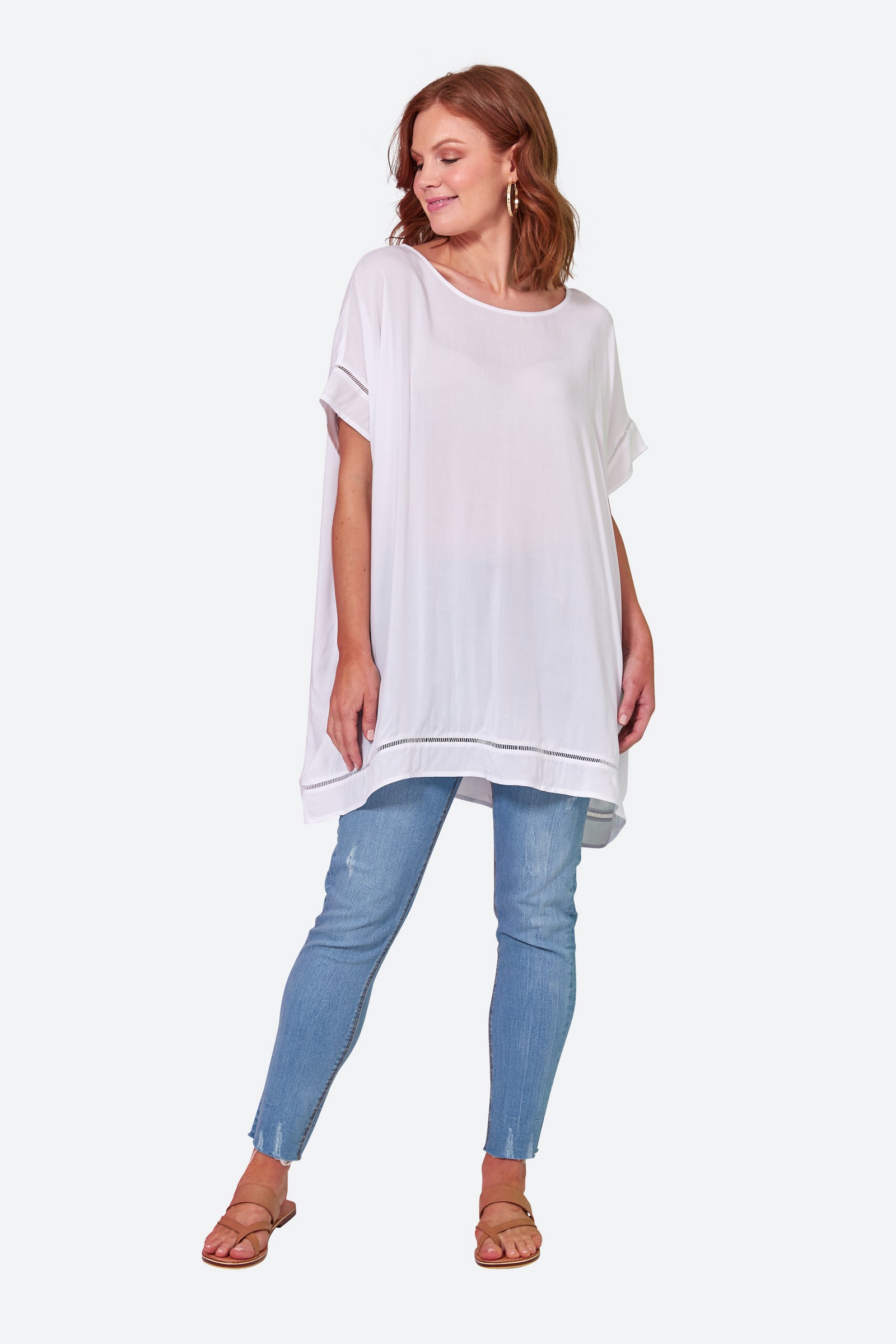 Esprit Relax Top - Blanc - eb&ive Clothing - Top S/S One Size