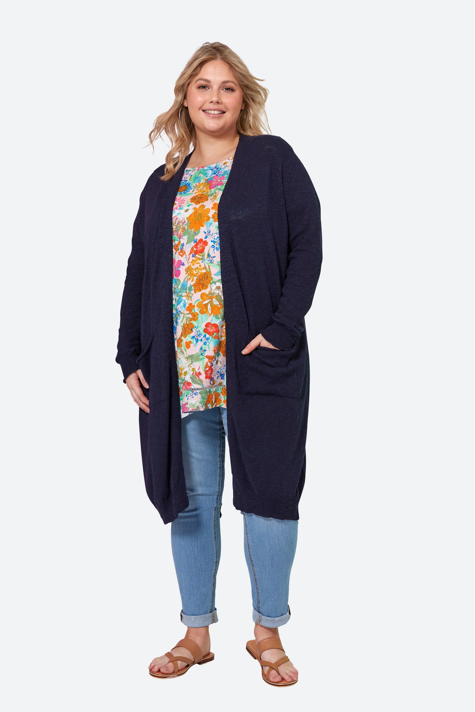 Sapphire clearance blue cardigan