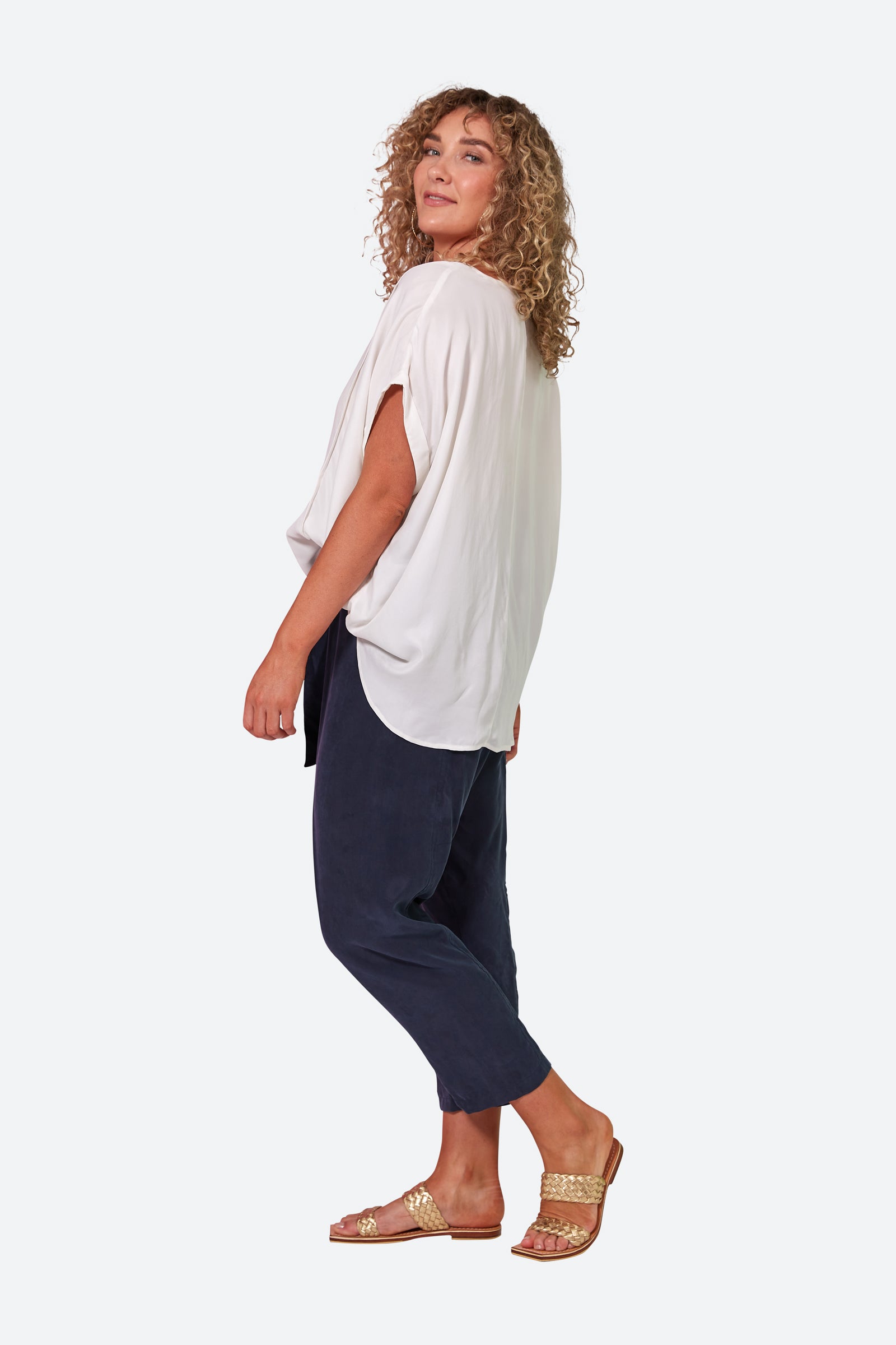 Elixir Pant - Sapphire - eb&ive Clothing - Pant Relaxed Cupro