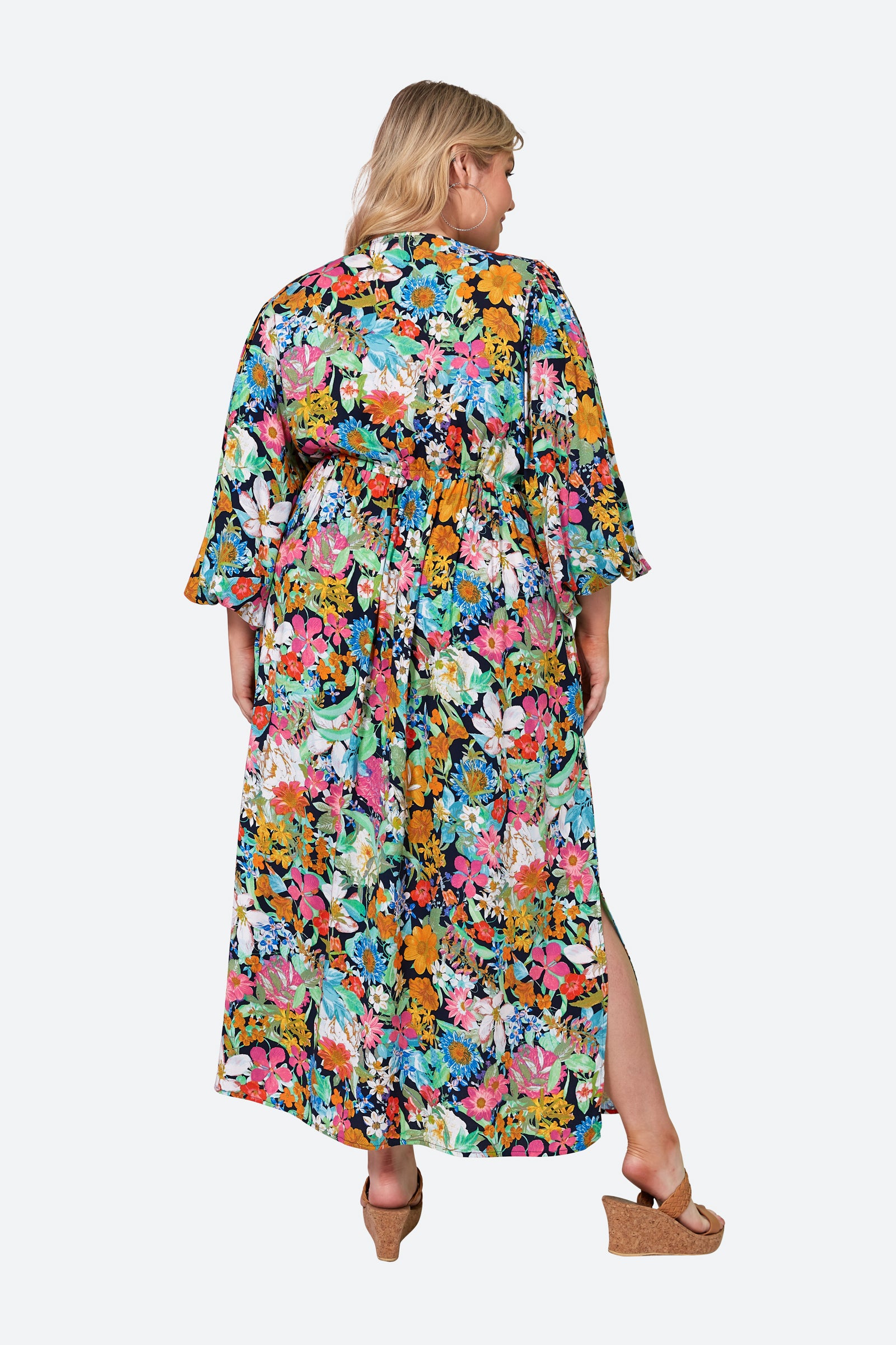 Esprit Maxi - Navy Flourish - eb&ive Clothing - Dress Maxi