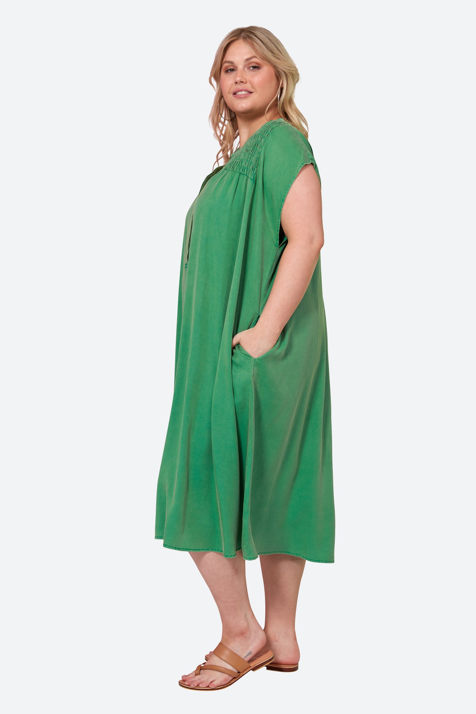 Elan Dress - Meadow - eb&ive Clothing - Dress Mid
