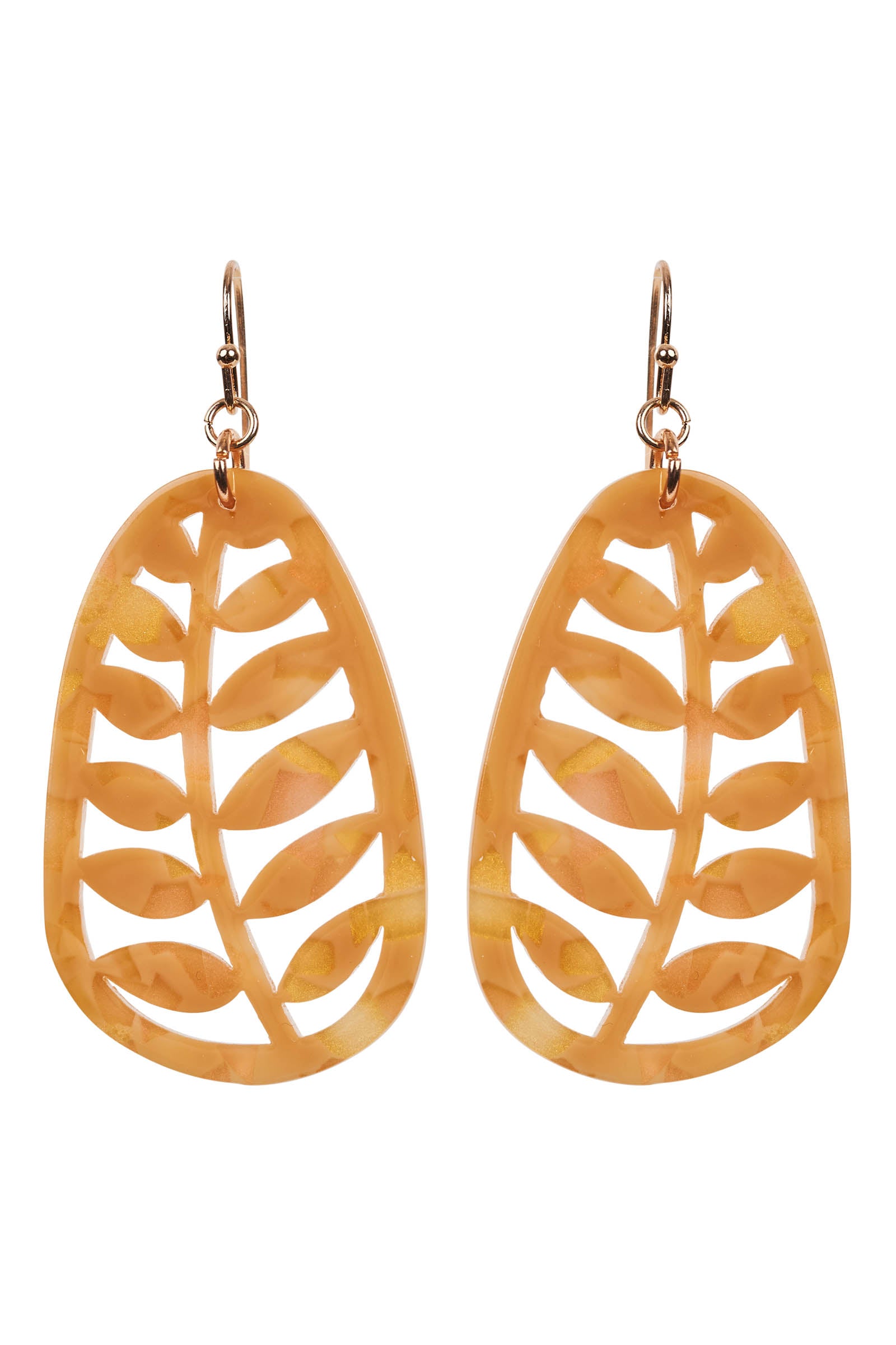 Elan Leaf Earring - Honey - eb&ive Earring