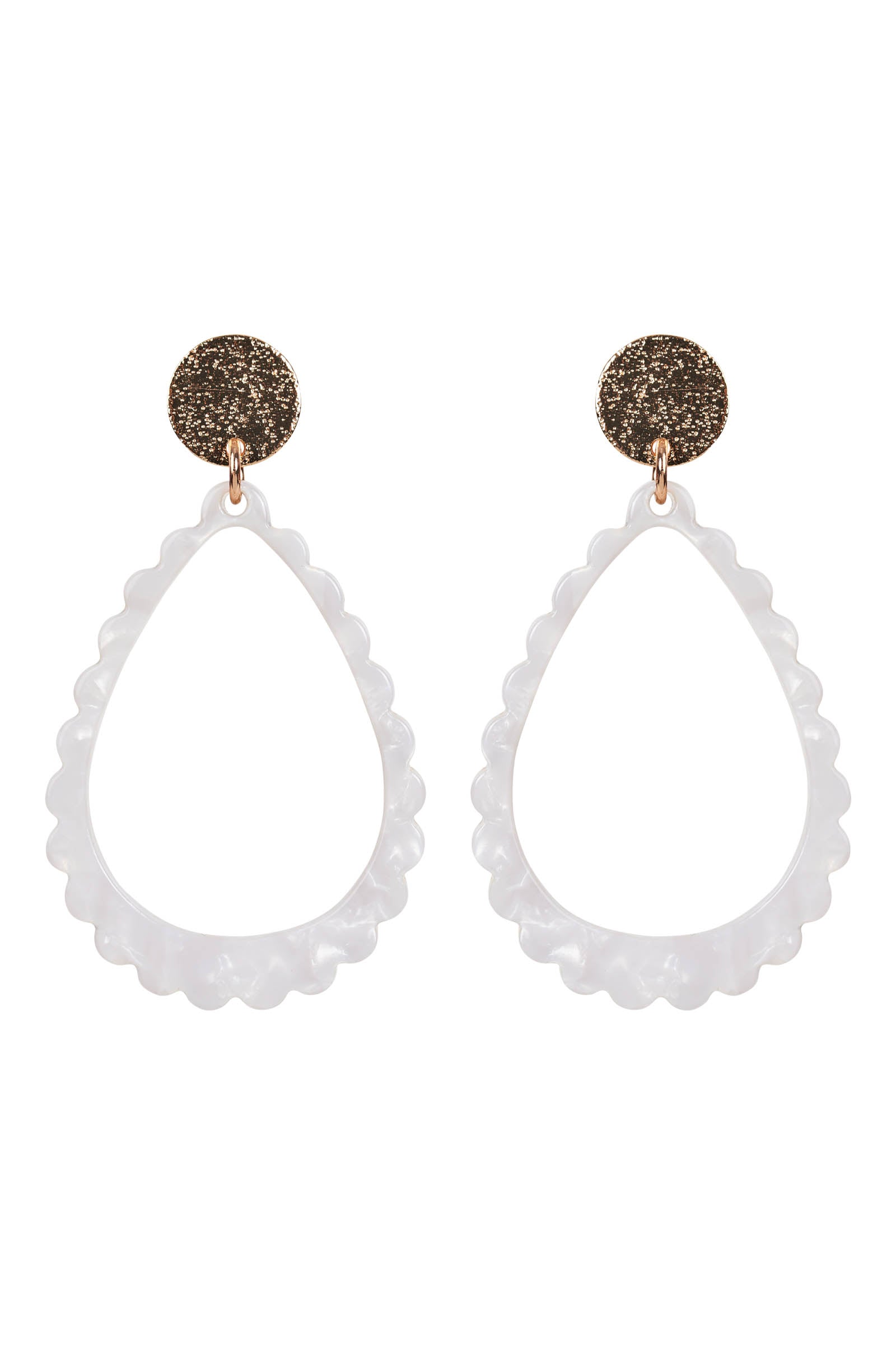 Esprit Teardrop Earring - Blanc - eb&ive Earring
