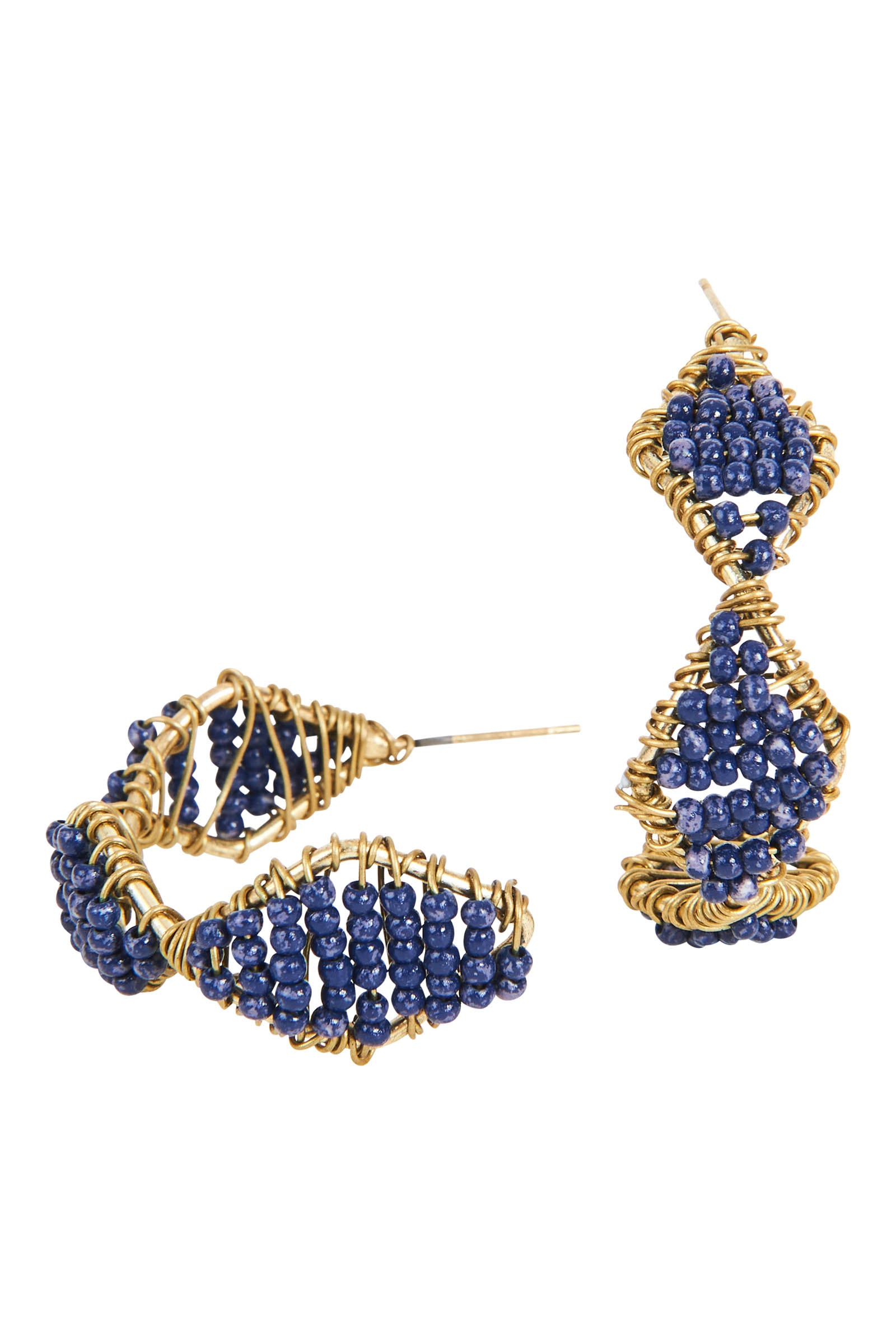 Vivid Bead Earring - Sapphire - eb&ive Earring