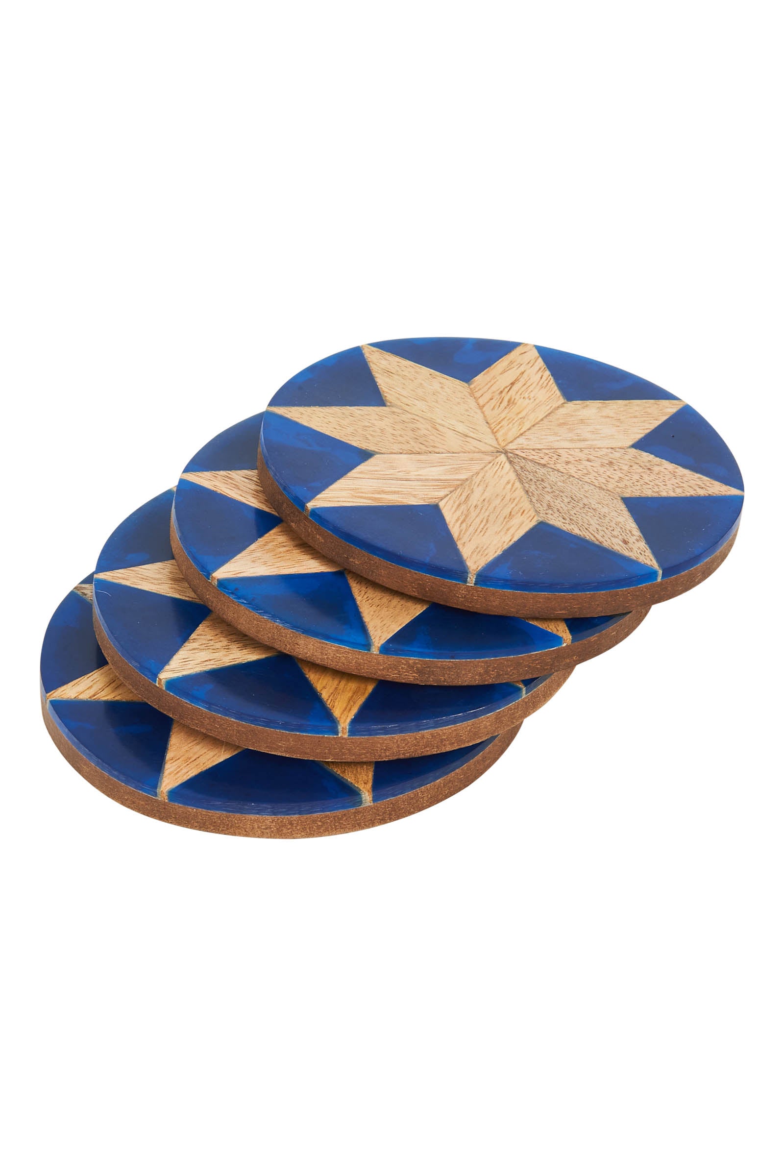 Lotus Coaster Set - Sapphire - eb&ive Table Top