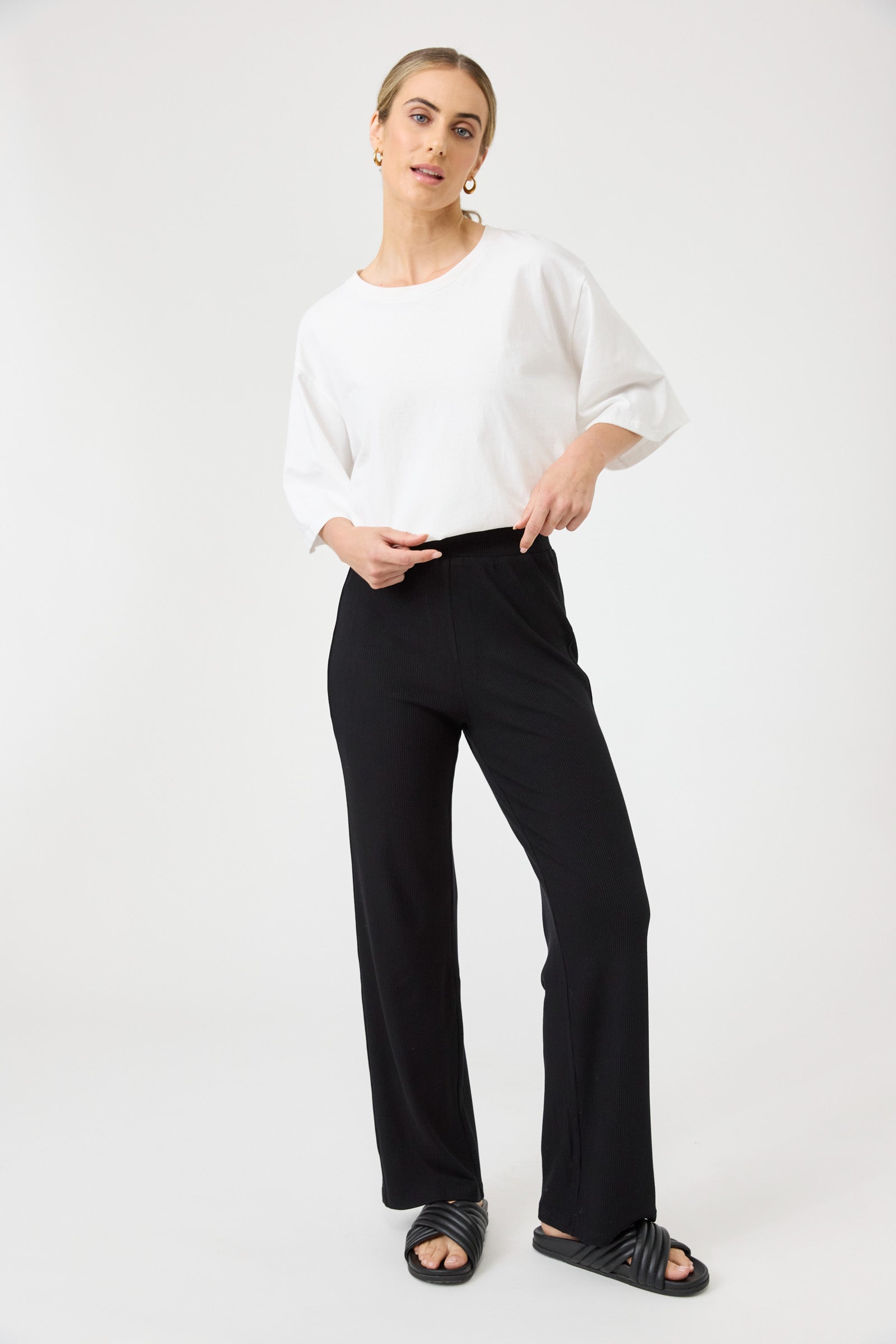 Studio Jersey Pant - Ebony