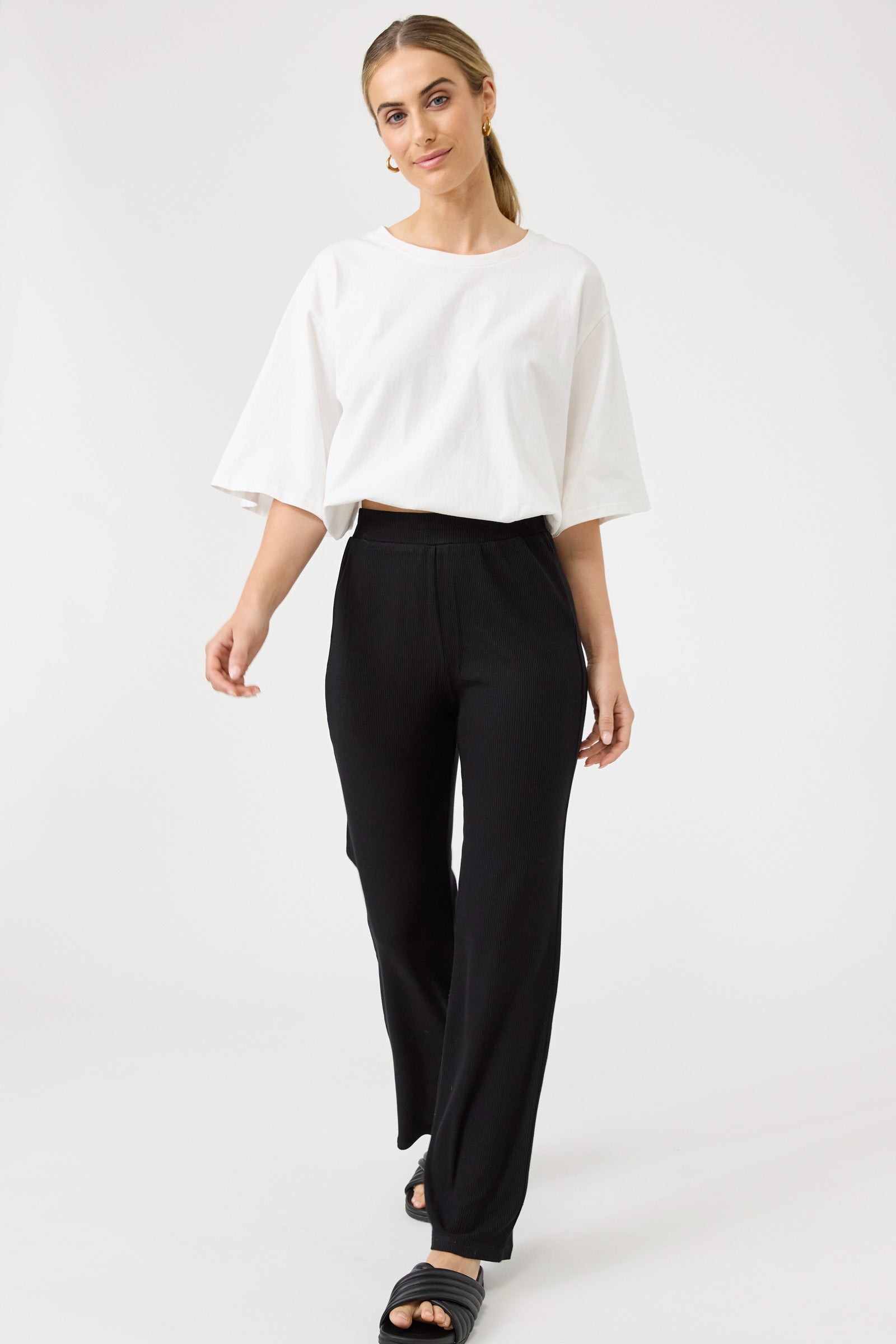 Studio Jersey Pant - Ebony