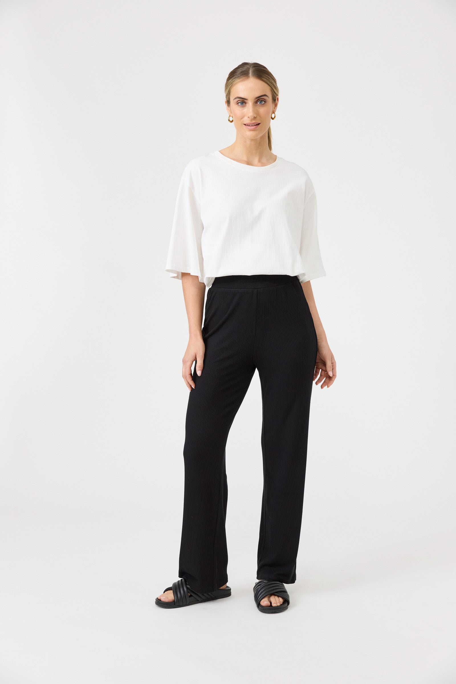 Studio Jersey Pant - Ebony