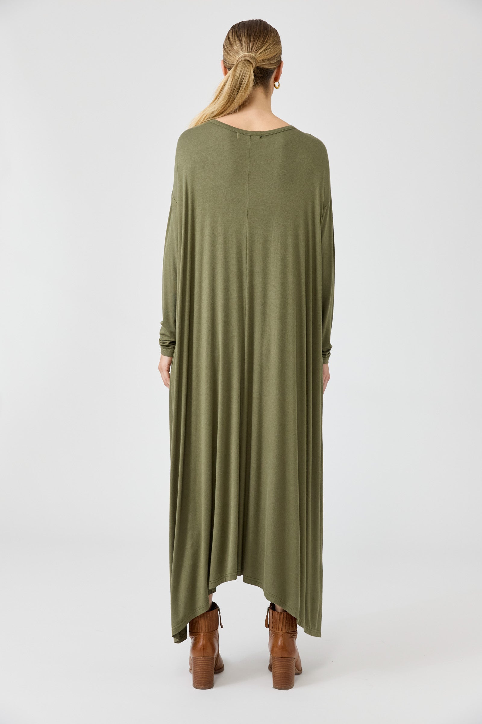 Studio Jersey Dress - Fern