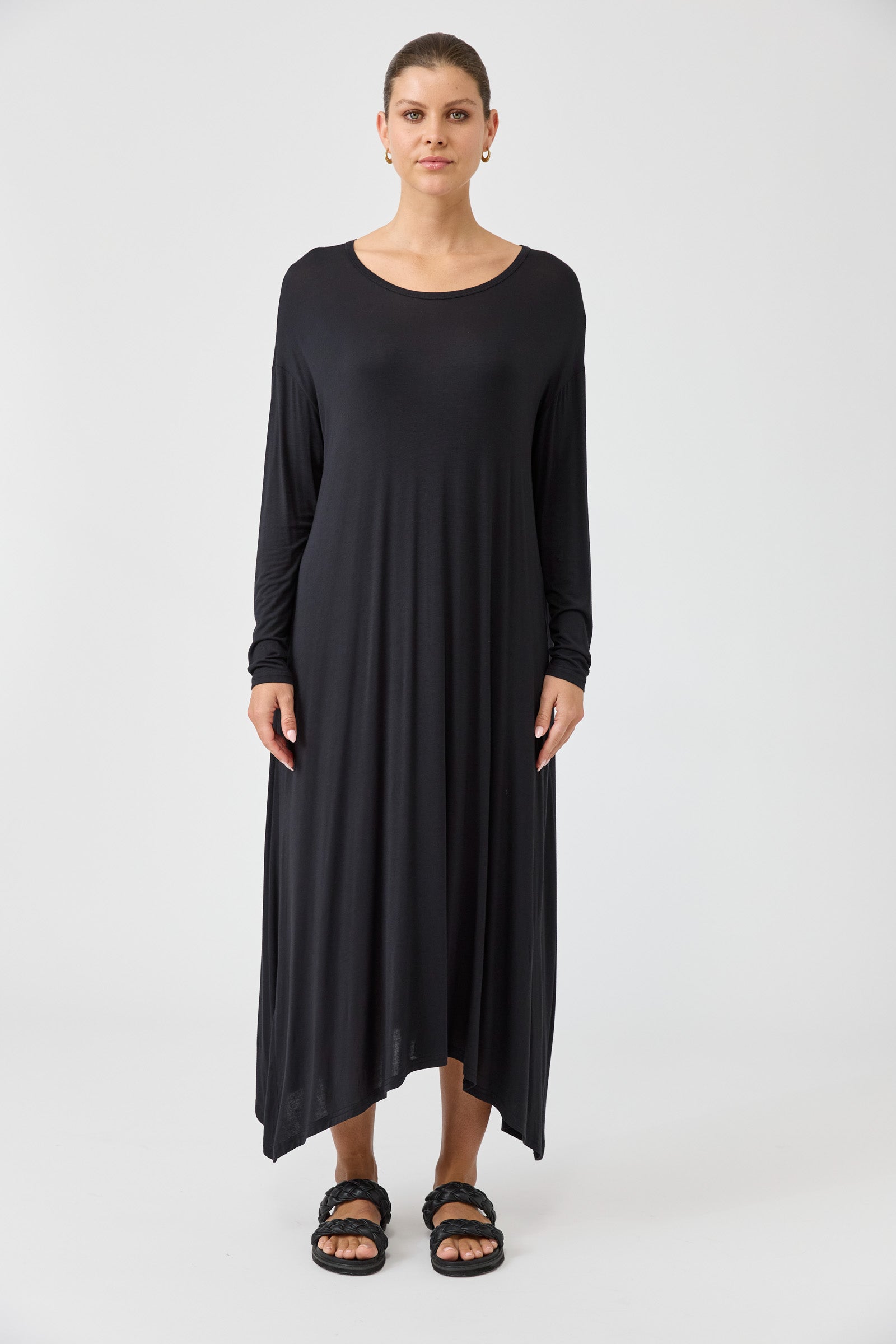 Studio Jersey Dress - Ebony