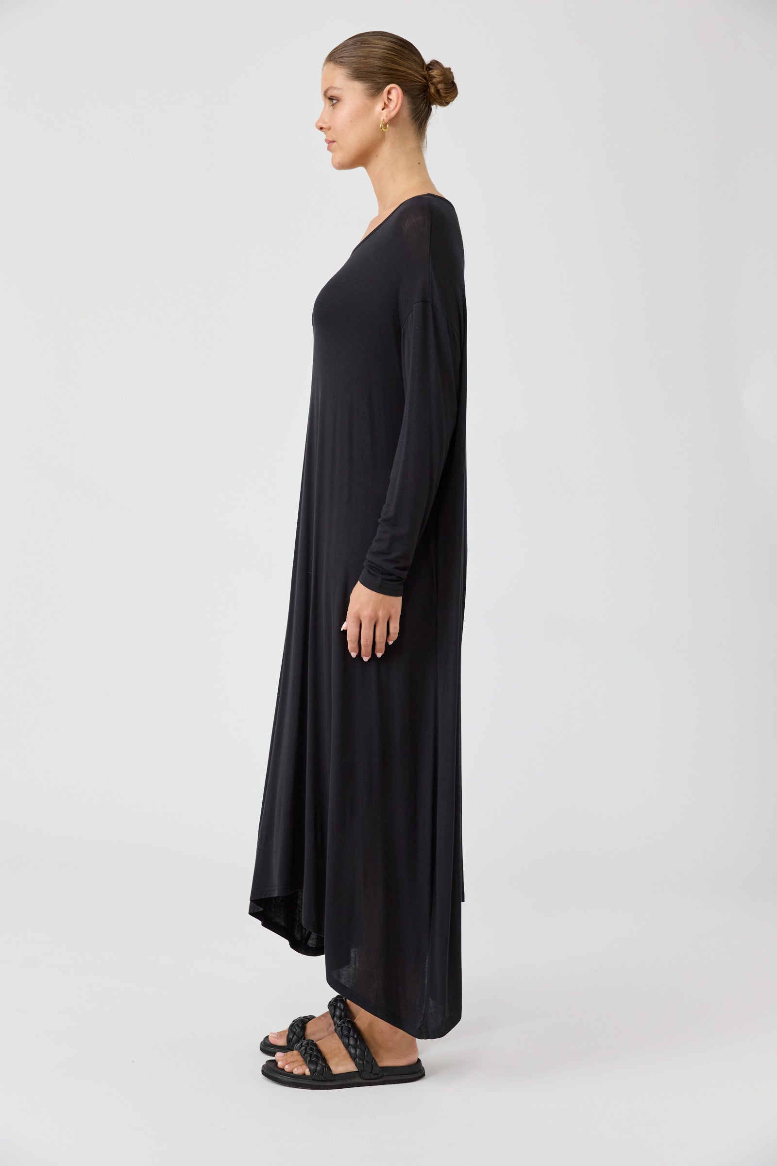 Studio Jersey Dress - Ebony