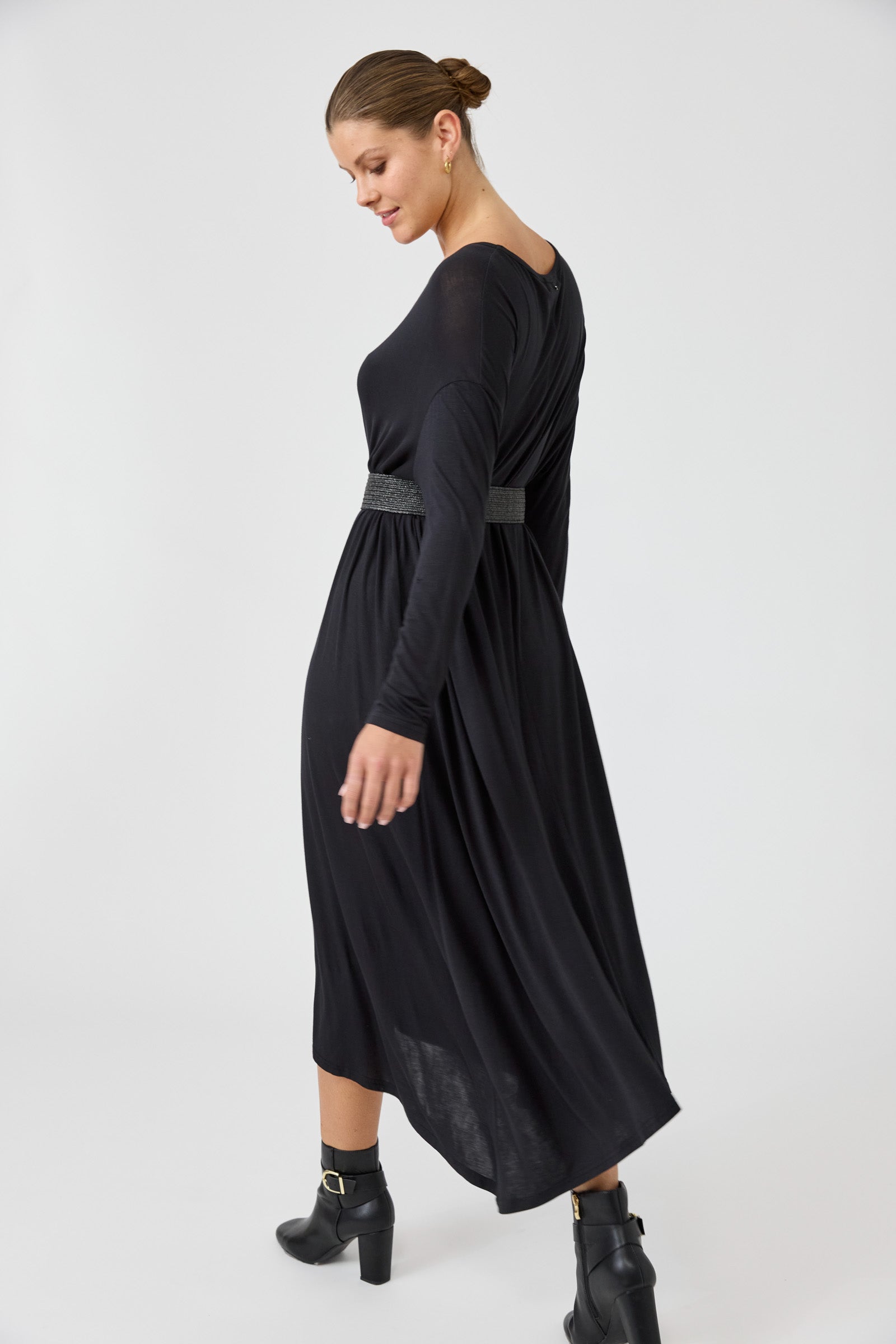 Studio Jersey Dress - Ebony