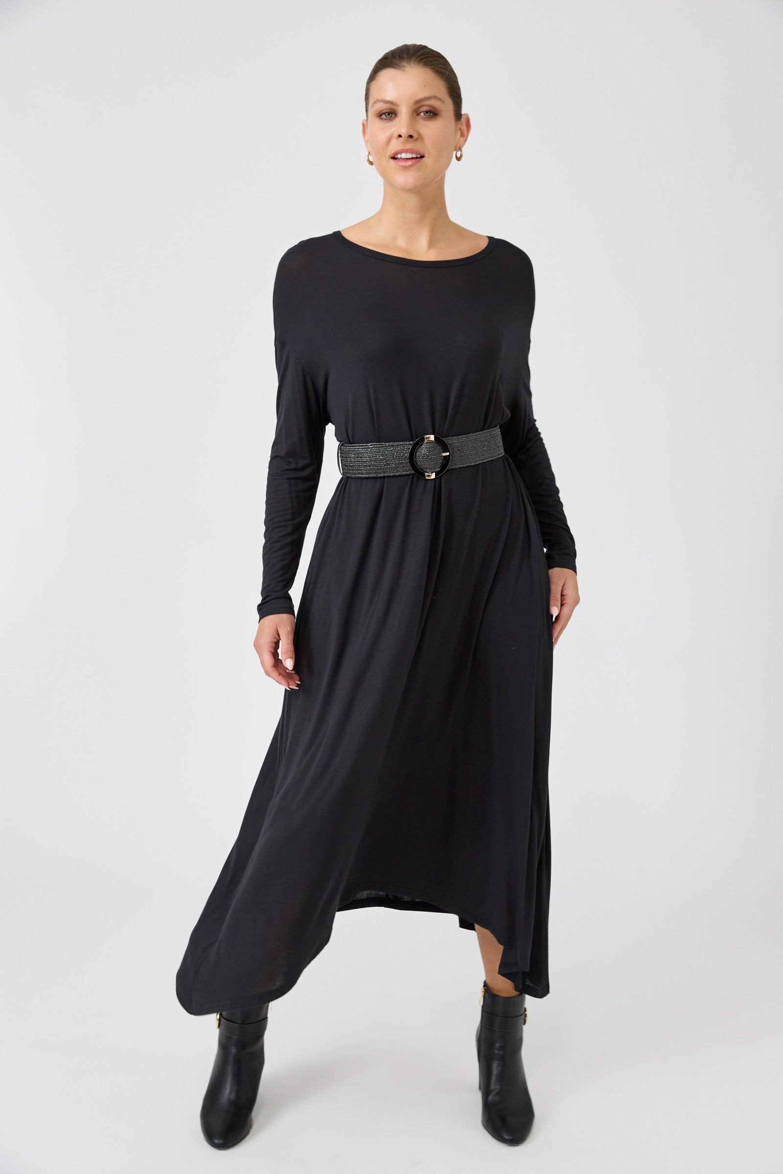 Studio Jersey Dress - Ebony