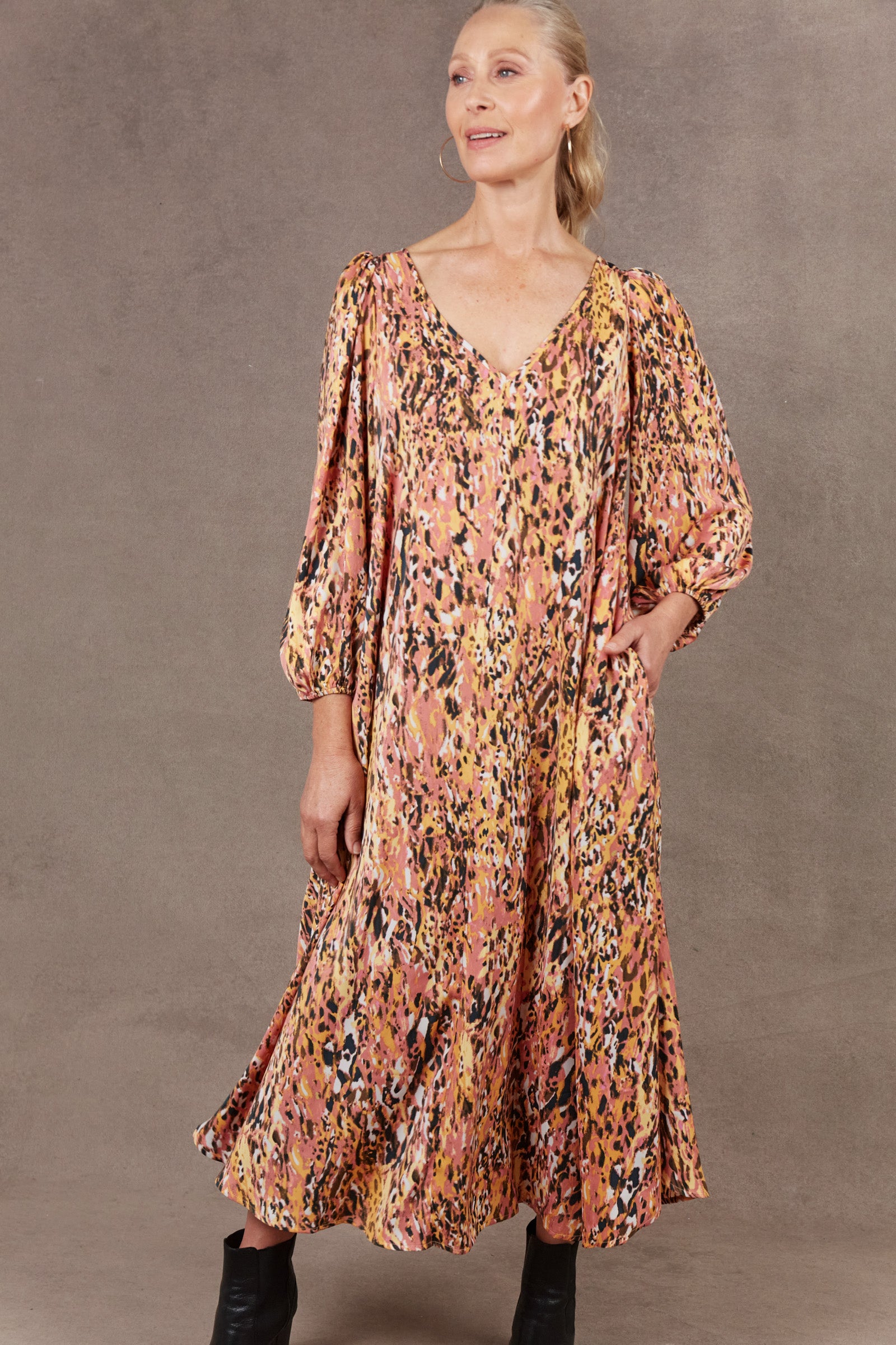 Mayan Maxi - Ochre - eb&ive Clothing - Dress Maxi One Size