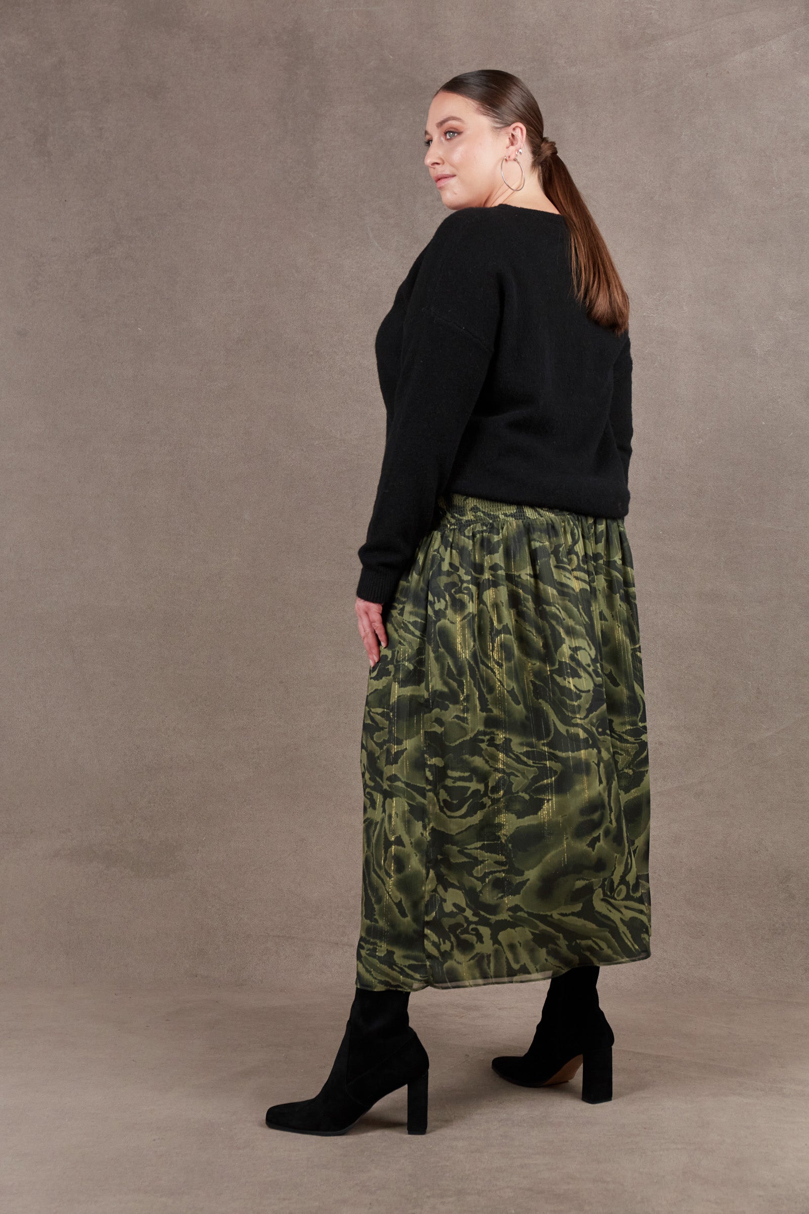 Bantu Maxi Skirt - Fern - eb&ive Clothing - Skirt Maxi