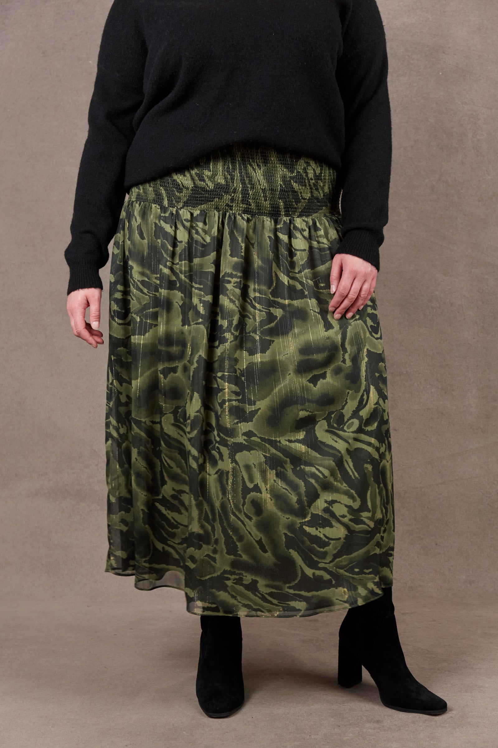 Bantu Maxi Skirt - Fern - eb&ive Clothing - Skirt Maxi