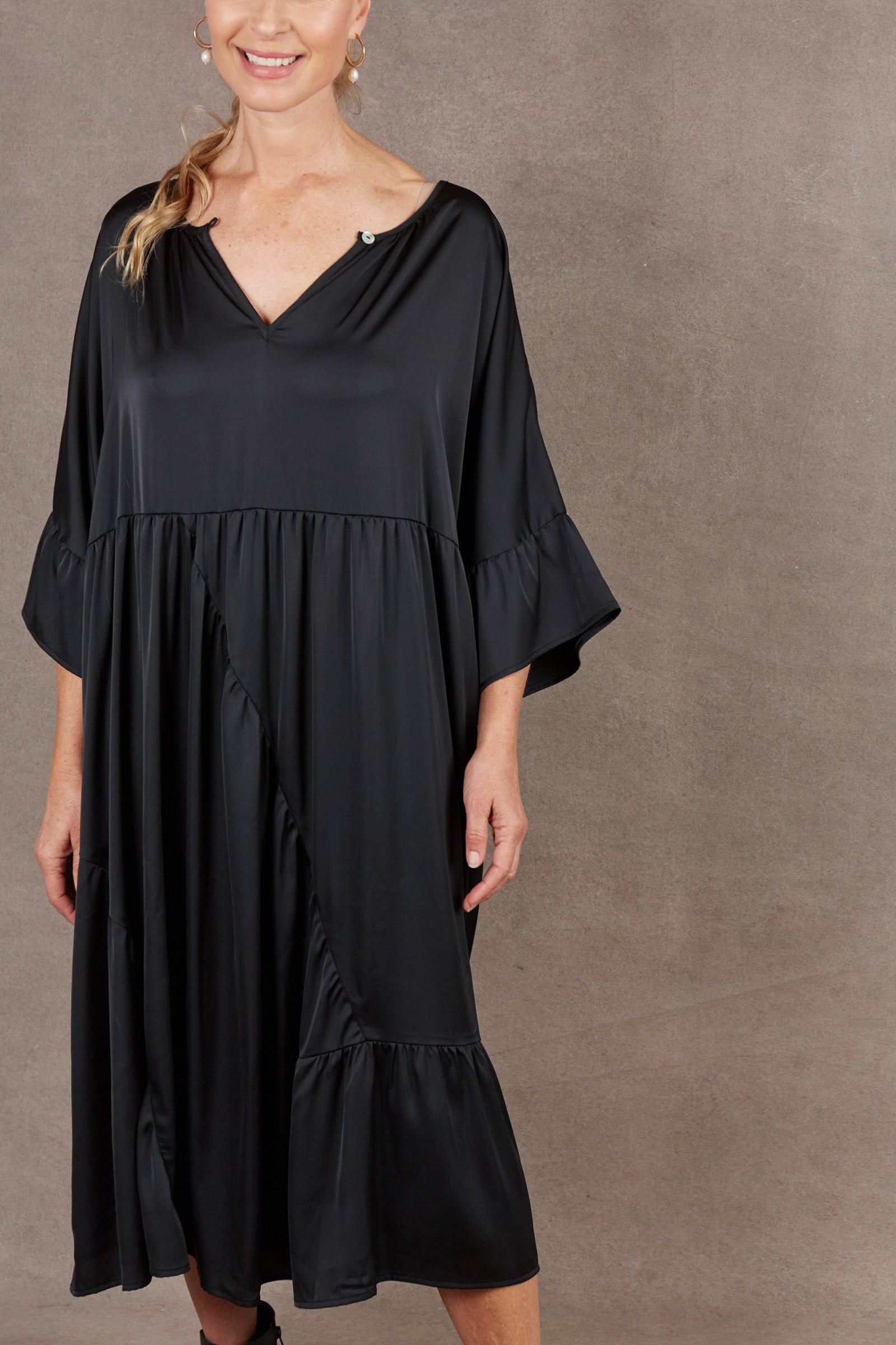 Norse Reversible Dress - Ebony - eb&ive Clothing - Dress Maxi One Size