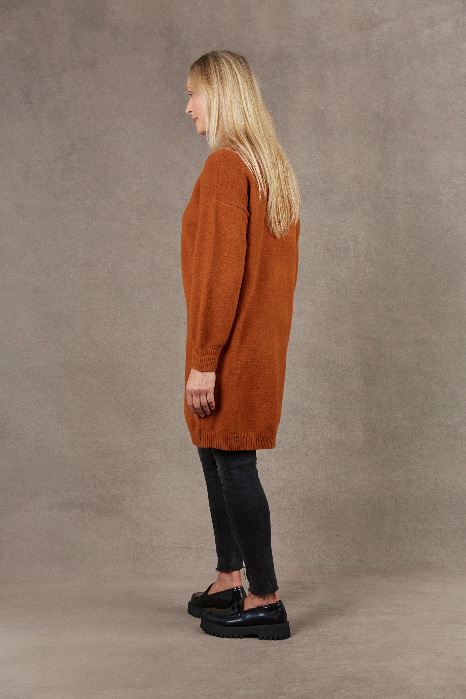 Paarl Midi Knit - Ochre - eb&ive Clothing - Knit Jumper One Size