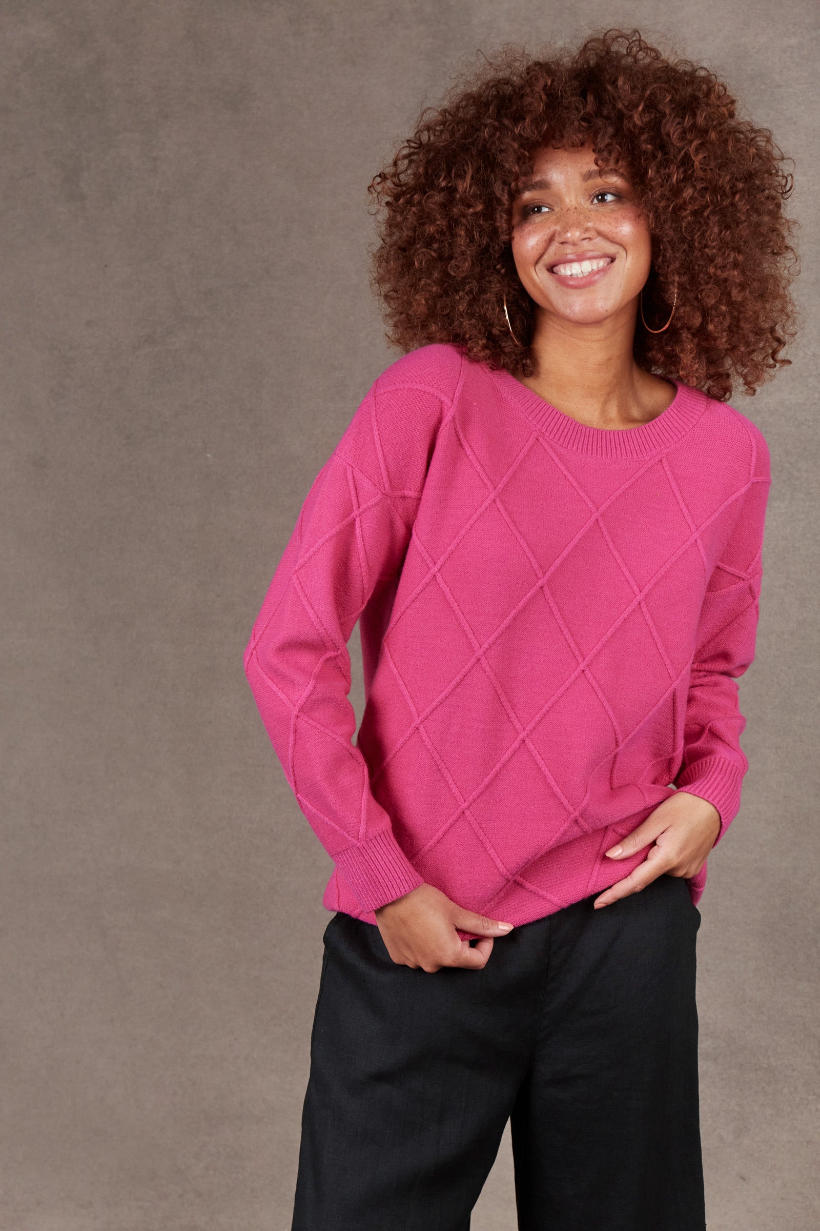 Magenta jumper womens best sale