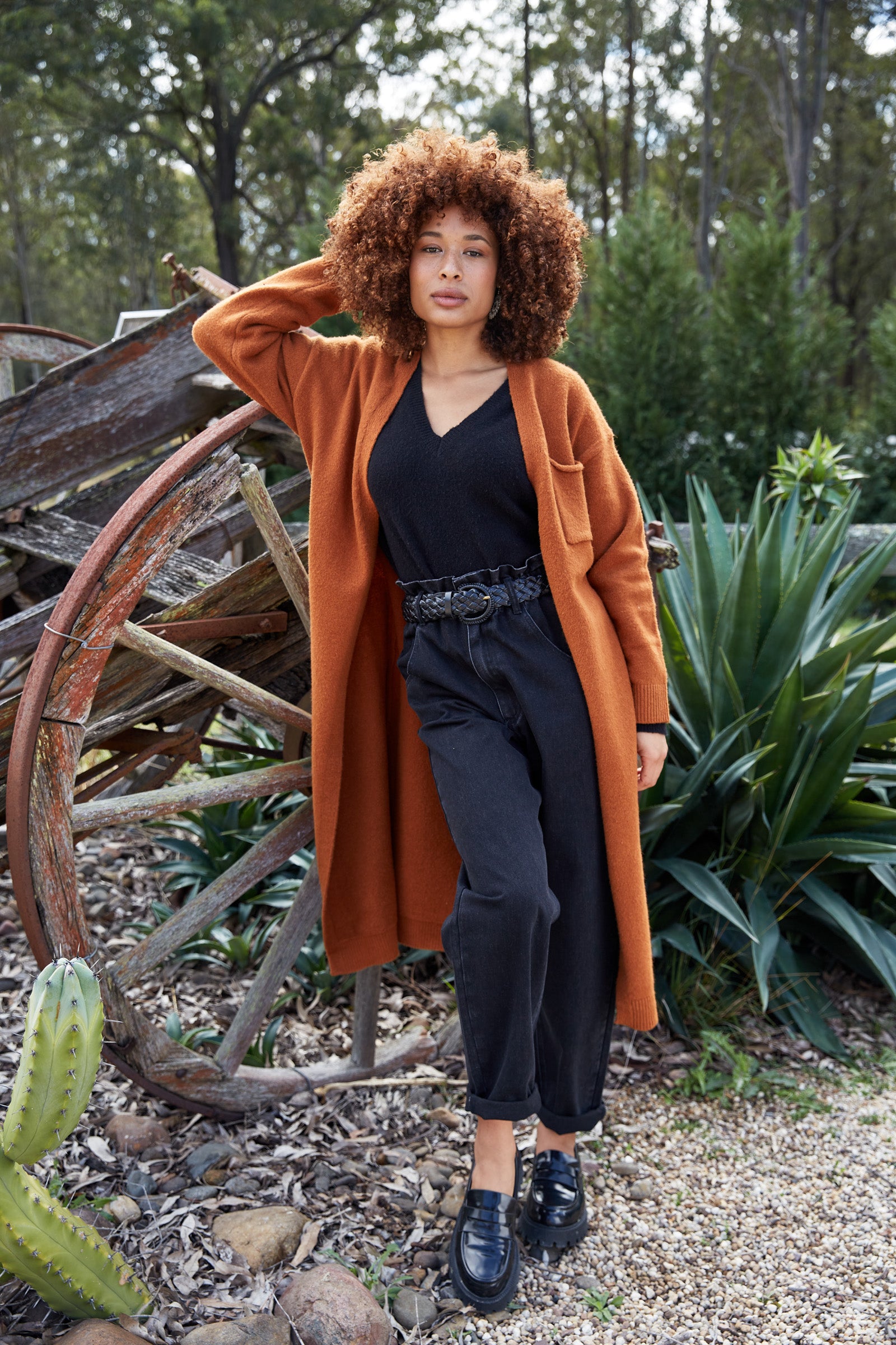 Womens ochre clearance cardigan