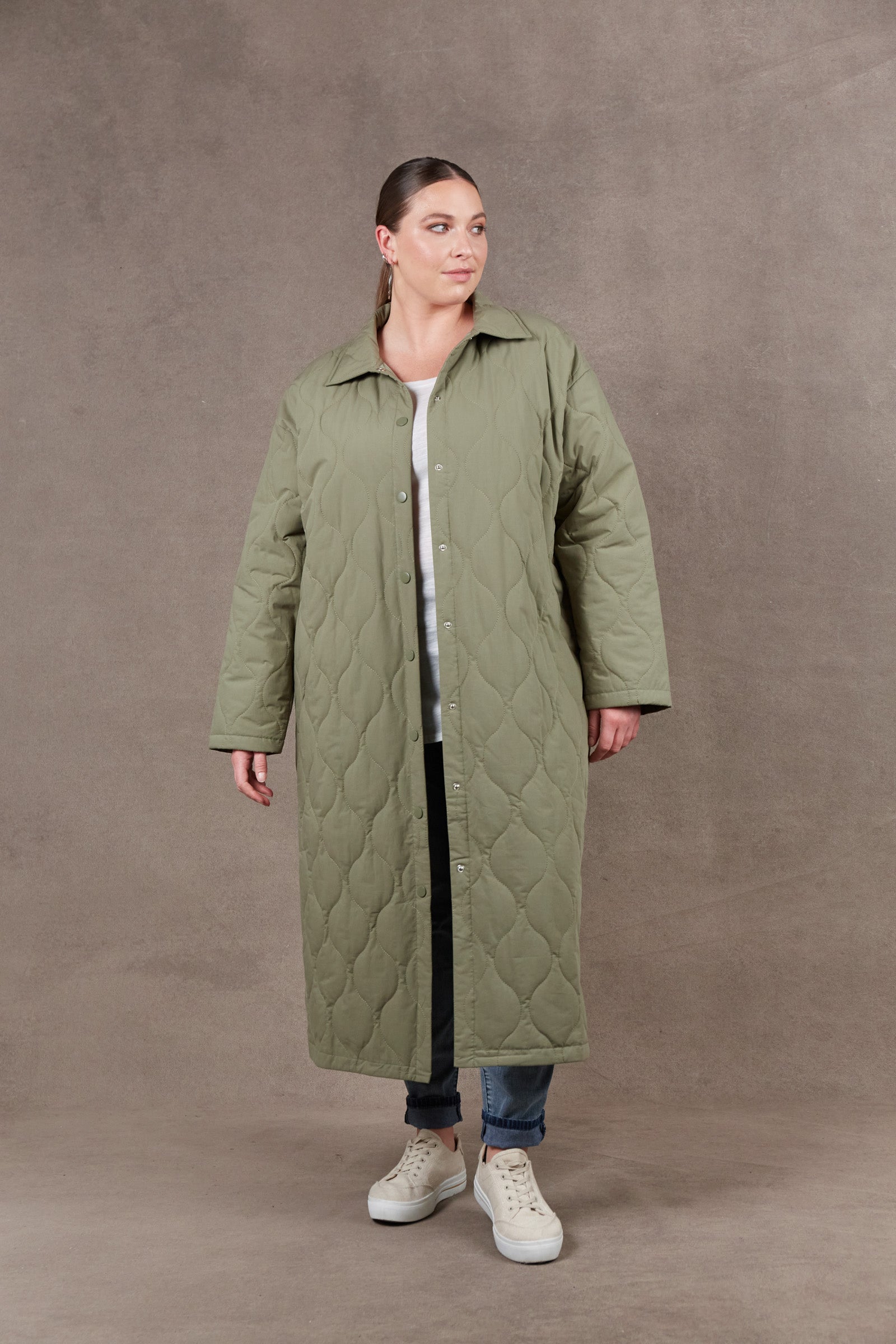 Ribe Coat - Sage - eb&ive Clothing - Jacket