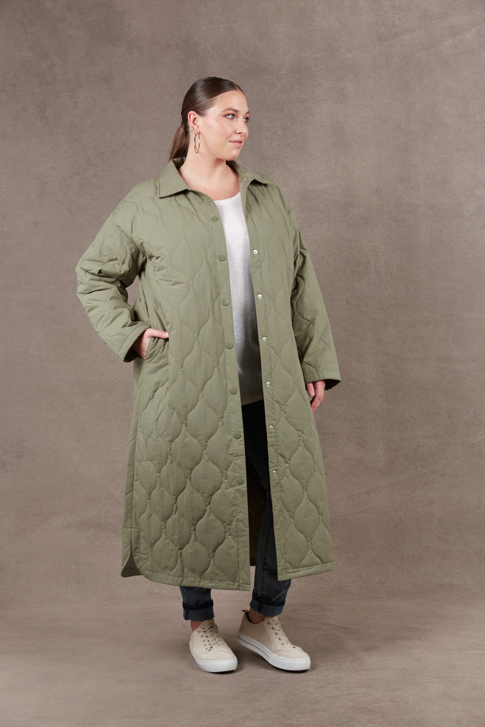 Ribe Coat - Sage - eb&ive Clothing - Jacket