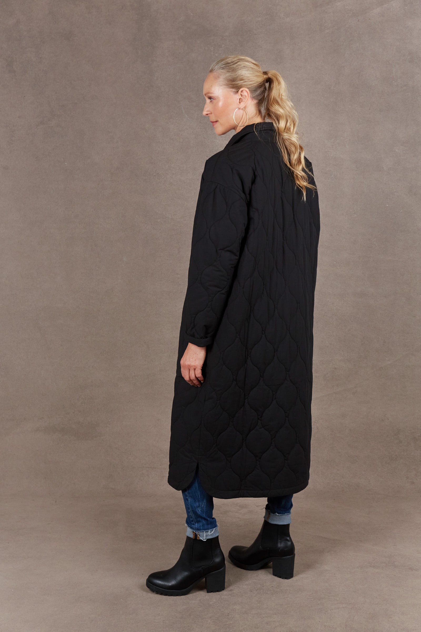 Ribe Coat - Ebony - eb&ive Clothing - Jacket