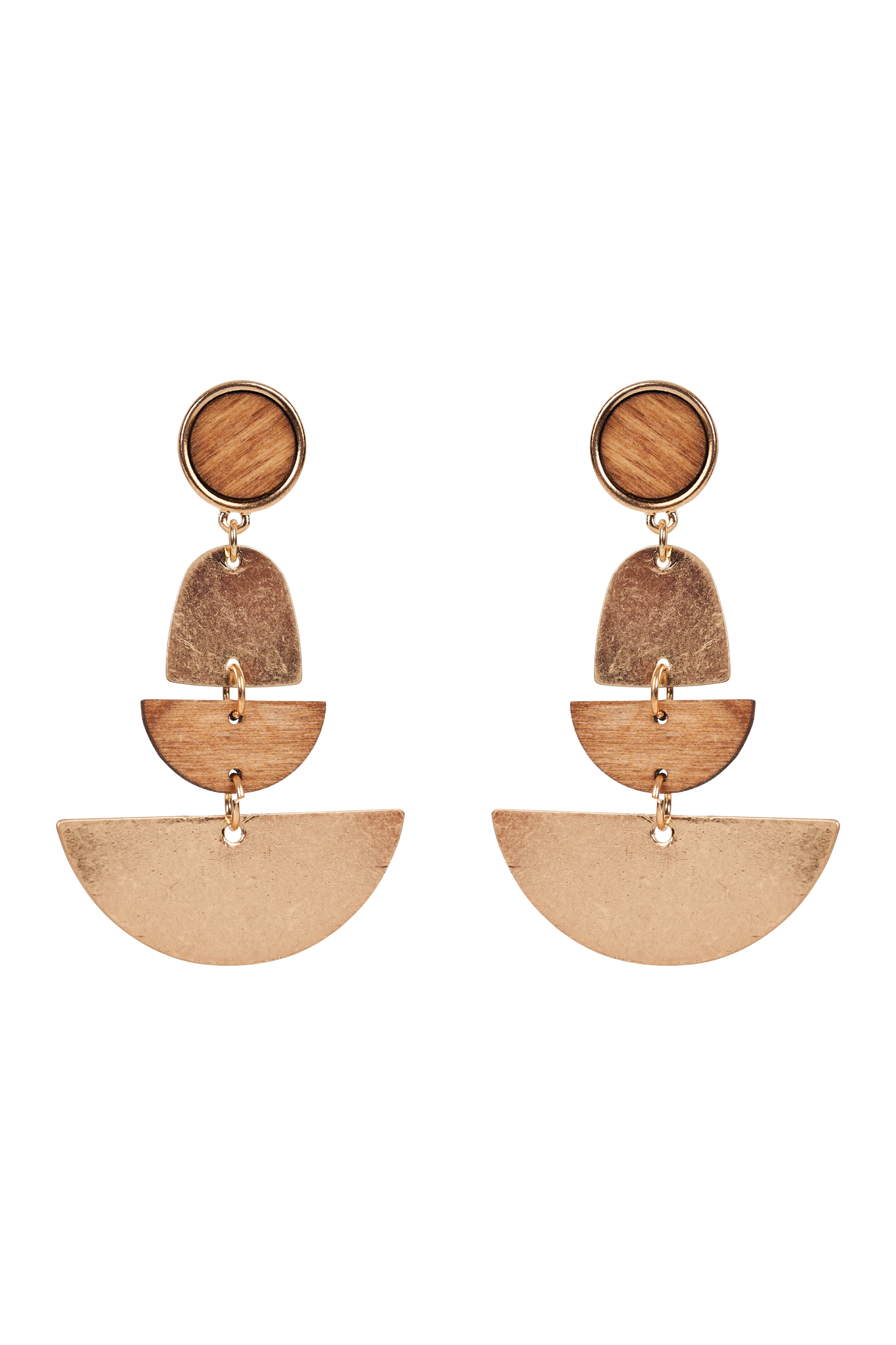 Ribe Drop Earring - Camel - eb&ive Earring
