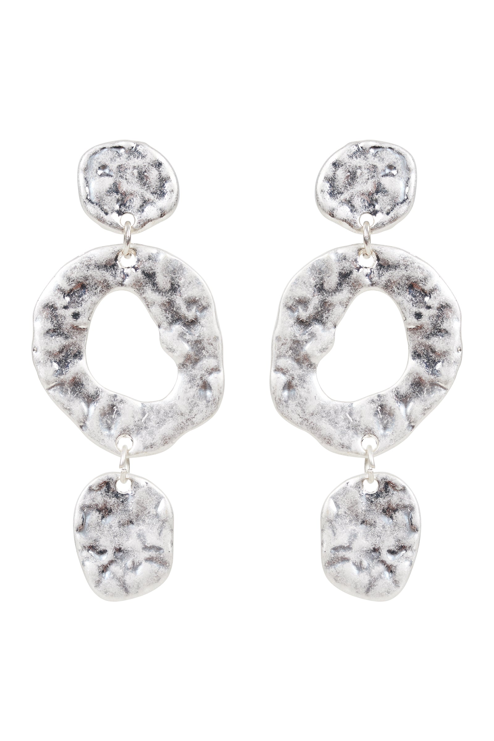 Paarl Circle Earring - Silver - eb&ive Earring