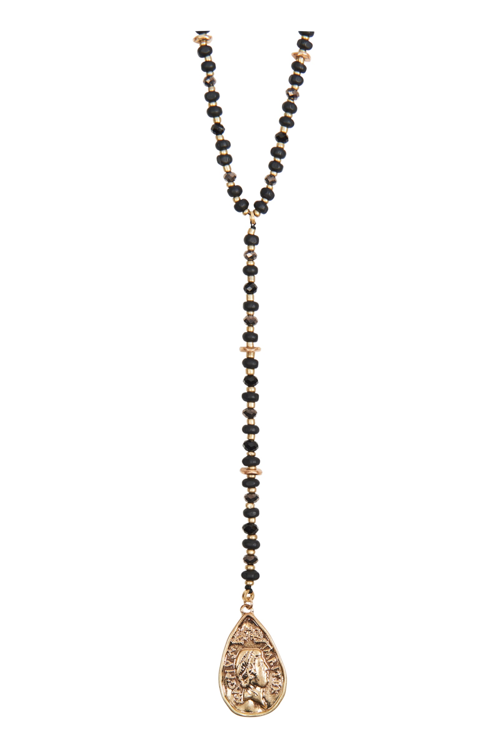 Irula Necklace - Gold Drop - eb&ive Necklace