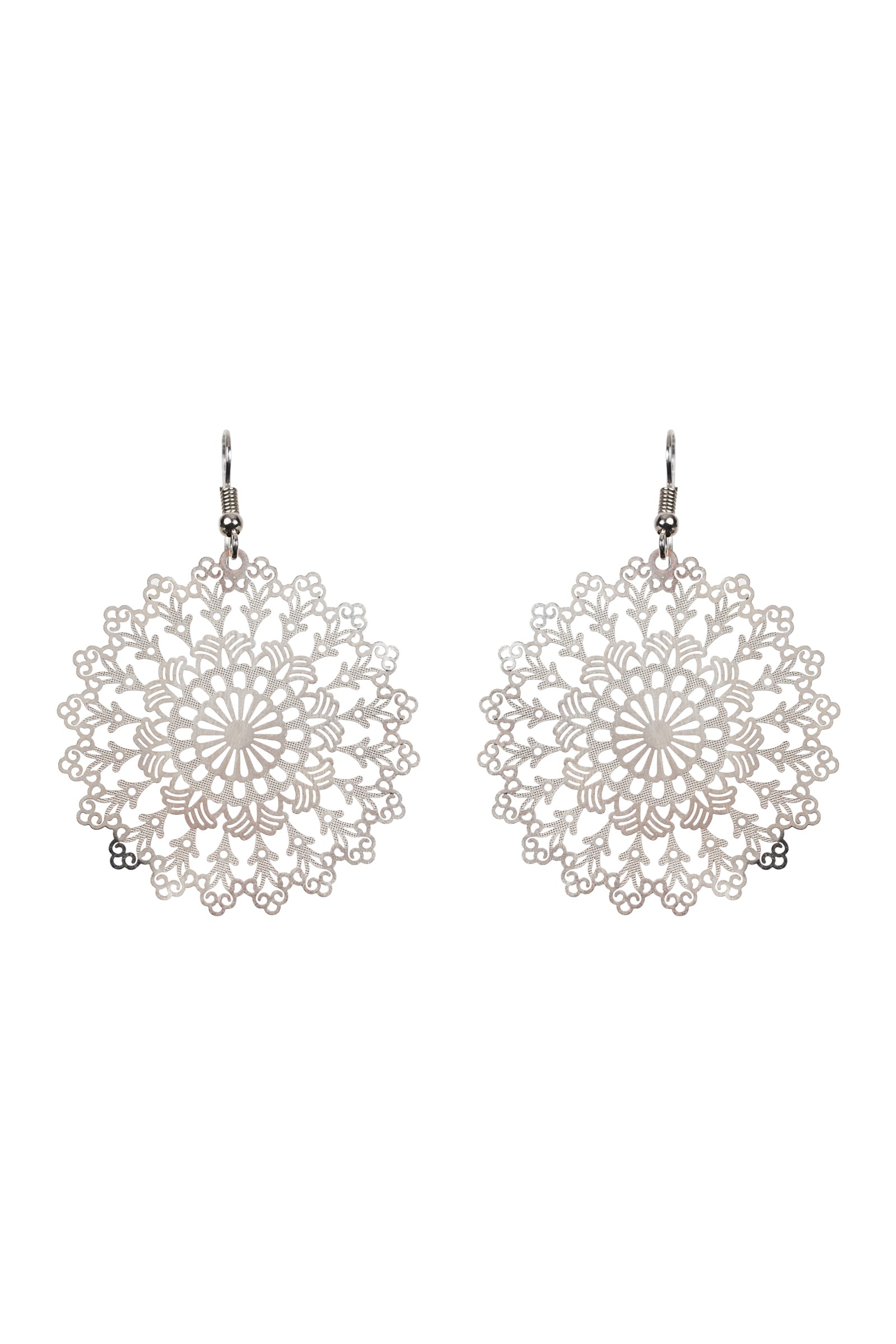 Irula Mandala Earring - Silver - eb&ive Earring