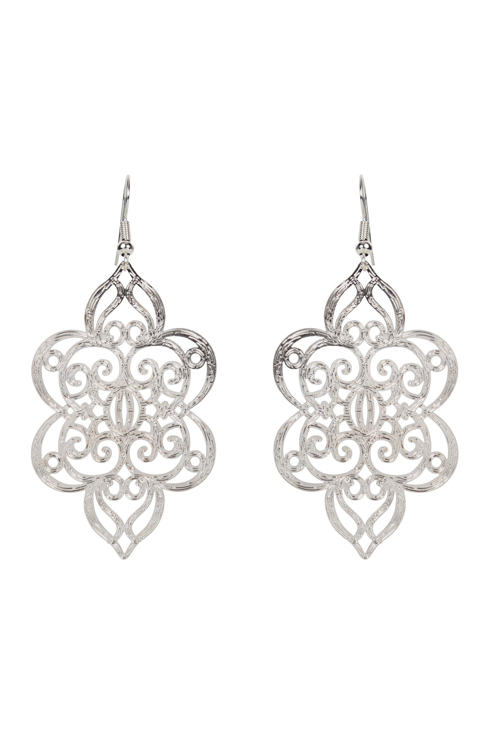 Irula Flower Earring - Silver - eb&ive Earring