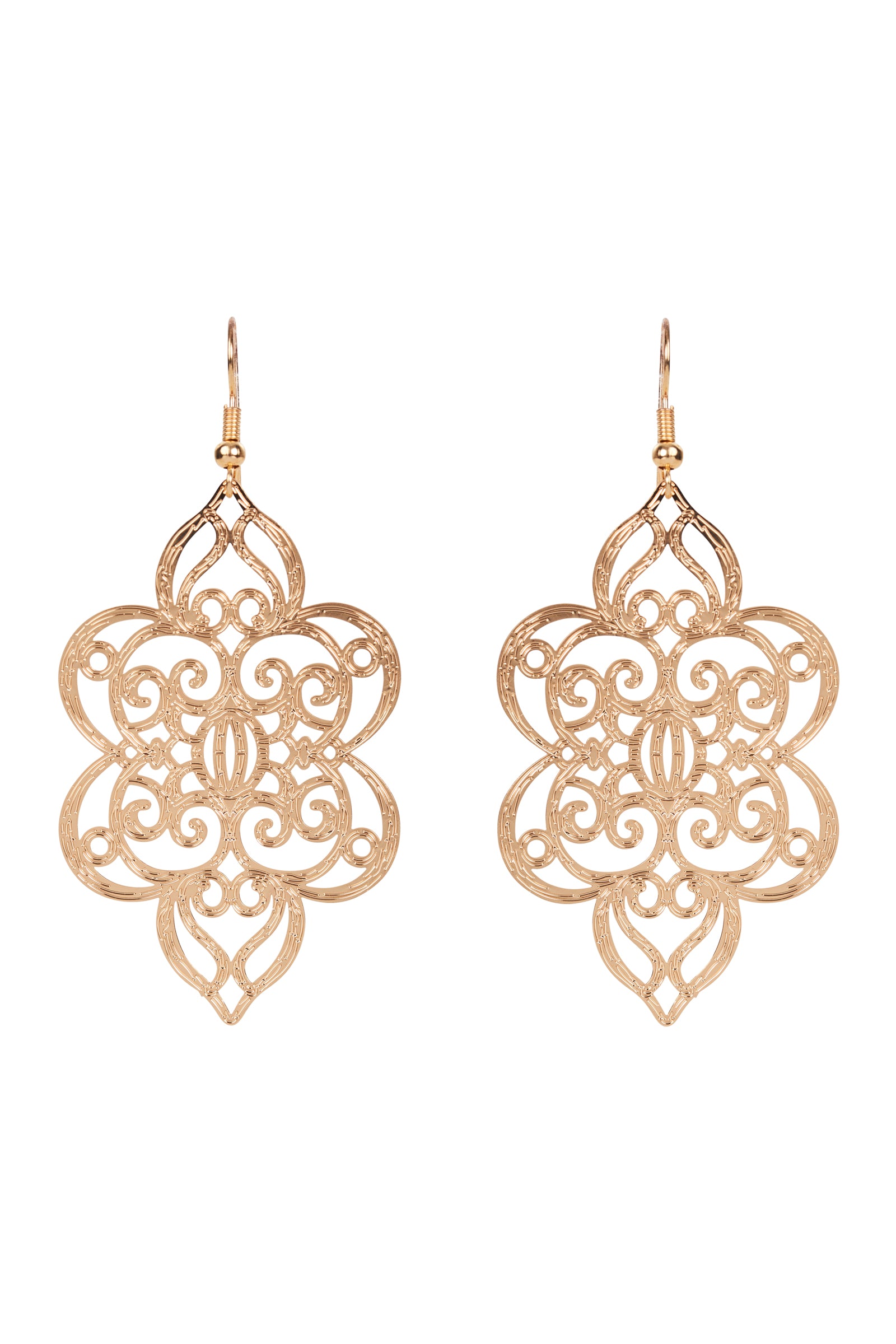 Irula Flower Earring - Gold - eb&ive Earring