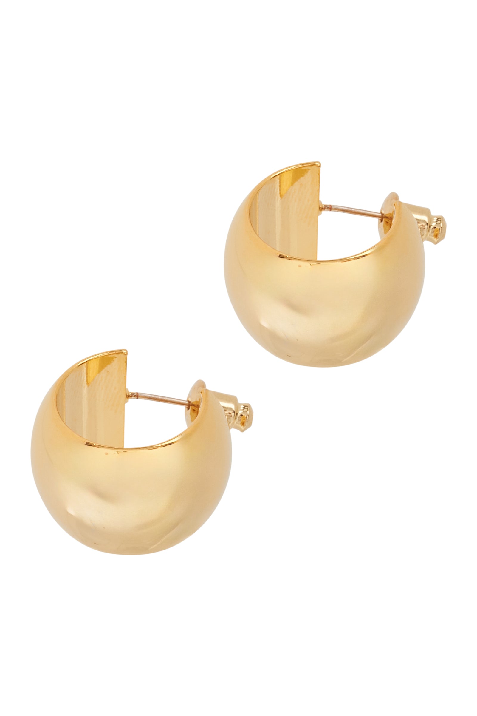 Mayan Hoop Earring - Gold Huggie - eb&ive Earring