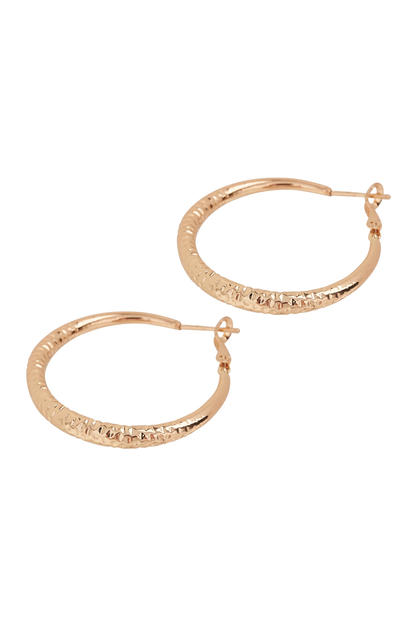 Norse Textured Hoop - Gold - eb&ive Earring