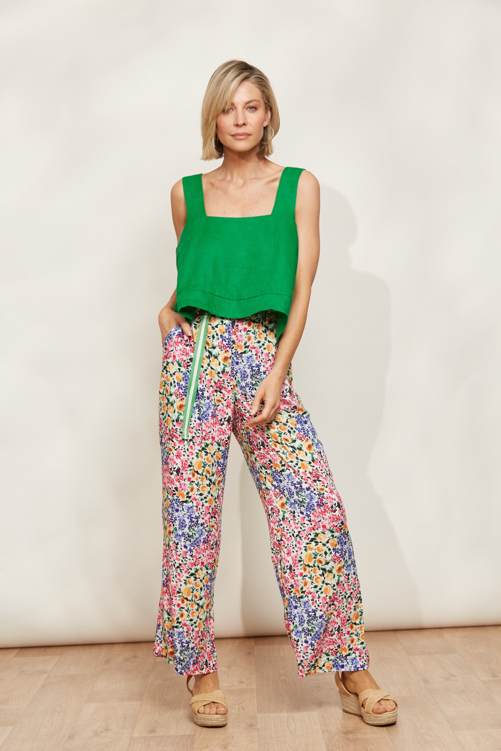 La Mer Pant - Fiore - eb&ive Clothing - Pant Wide