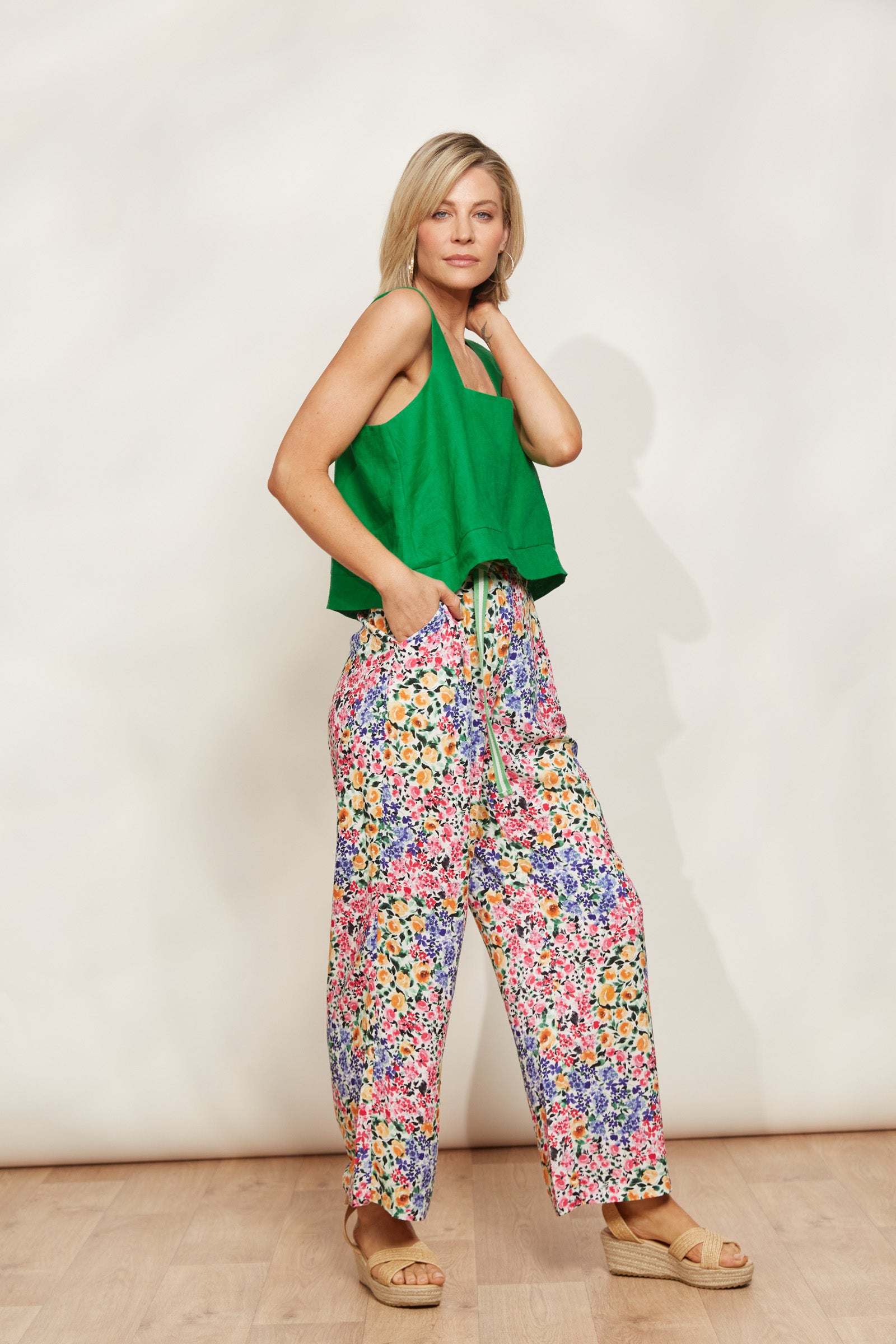 La Mer Pant - Fiore - eb&ive Clothing - Pant Wide