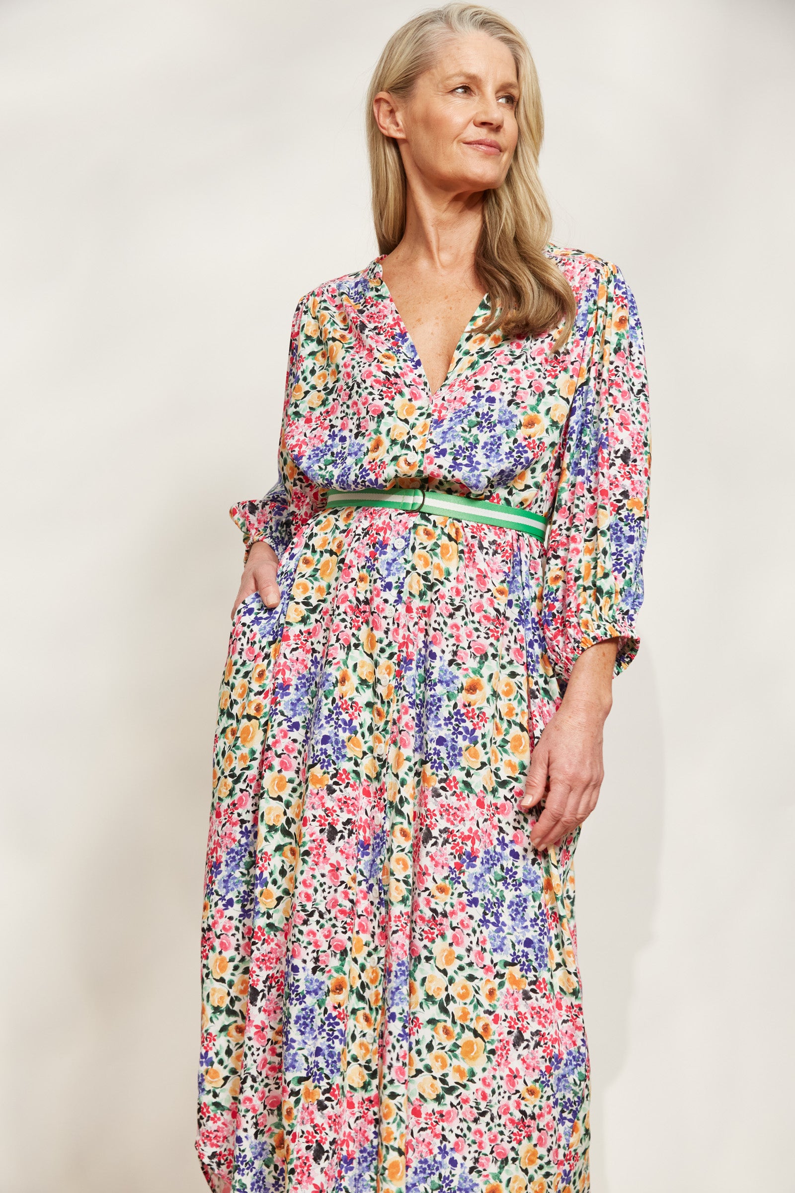 La Mer Relaxed Dress - Fiore - eb&ive Clothing - Dress Maxi One Size