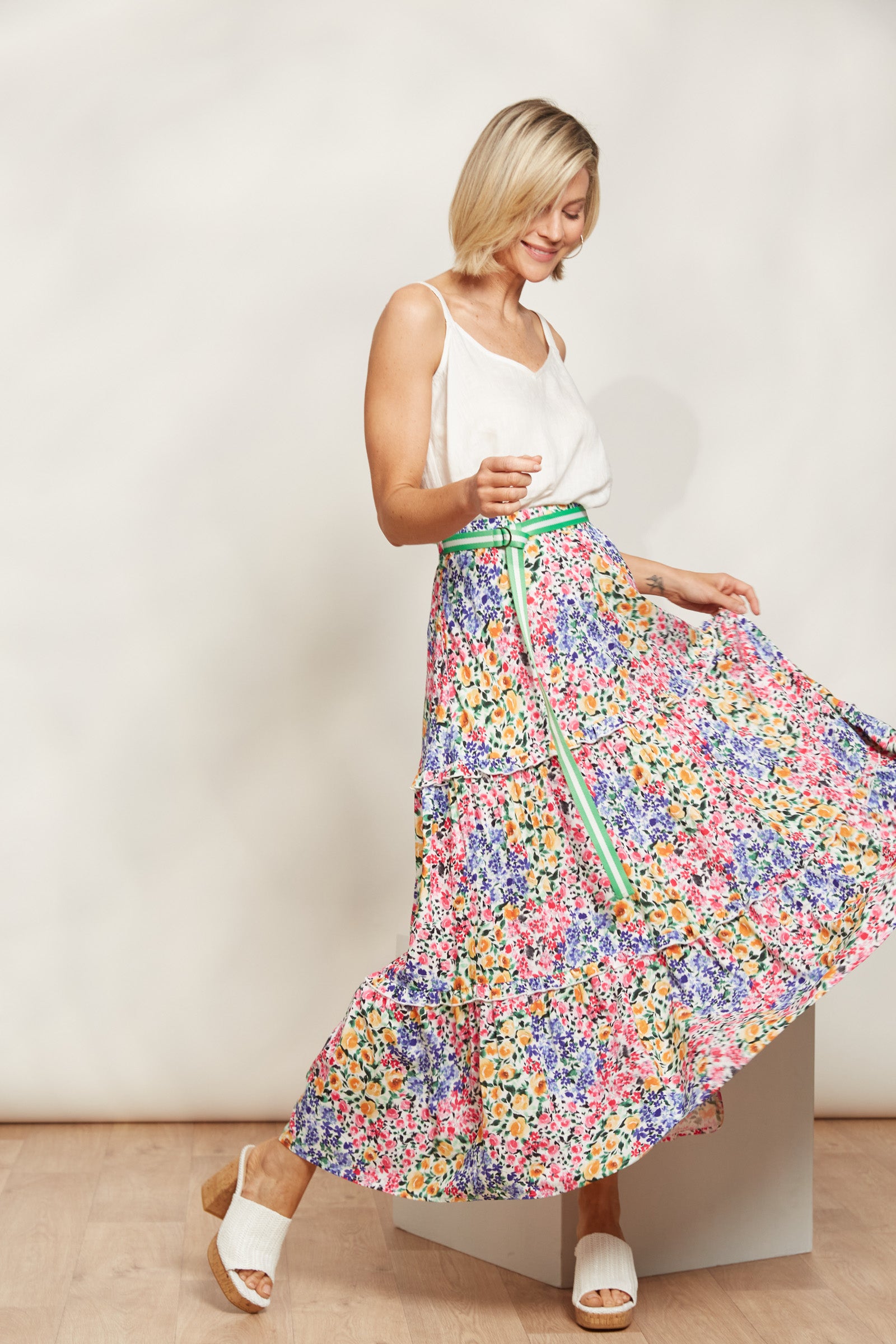 La Mer Skirt - Fiore - eb&ive Clothing - Skirt Mid