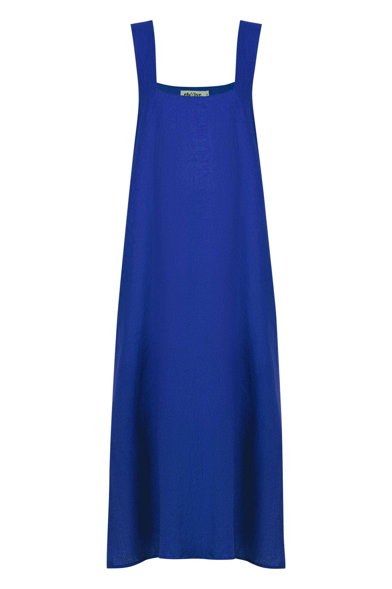 Halcyon Tank Dress - Cobalt - eb&ive Clothing - Dress Maxi Linen