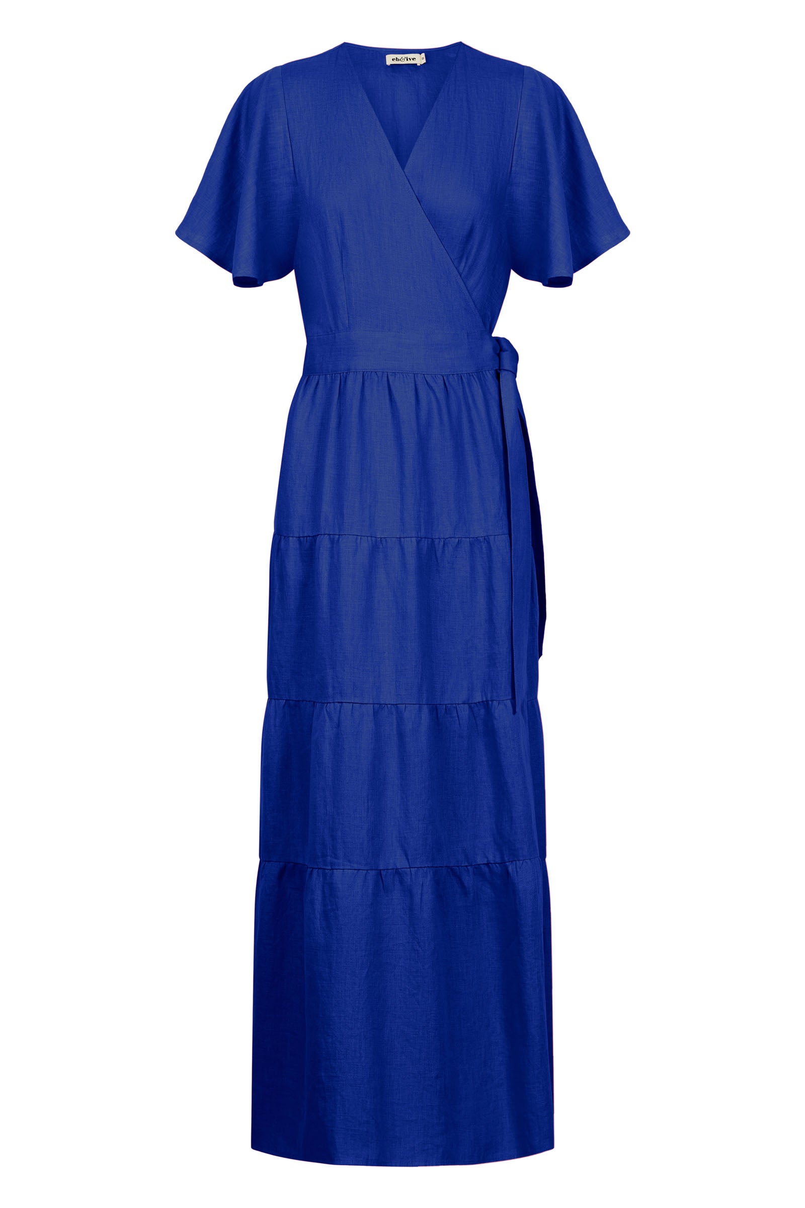 Halcyon Maxi Dress - Cobalt - eb&ive Clothing - Dress Maxi Linen