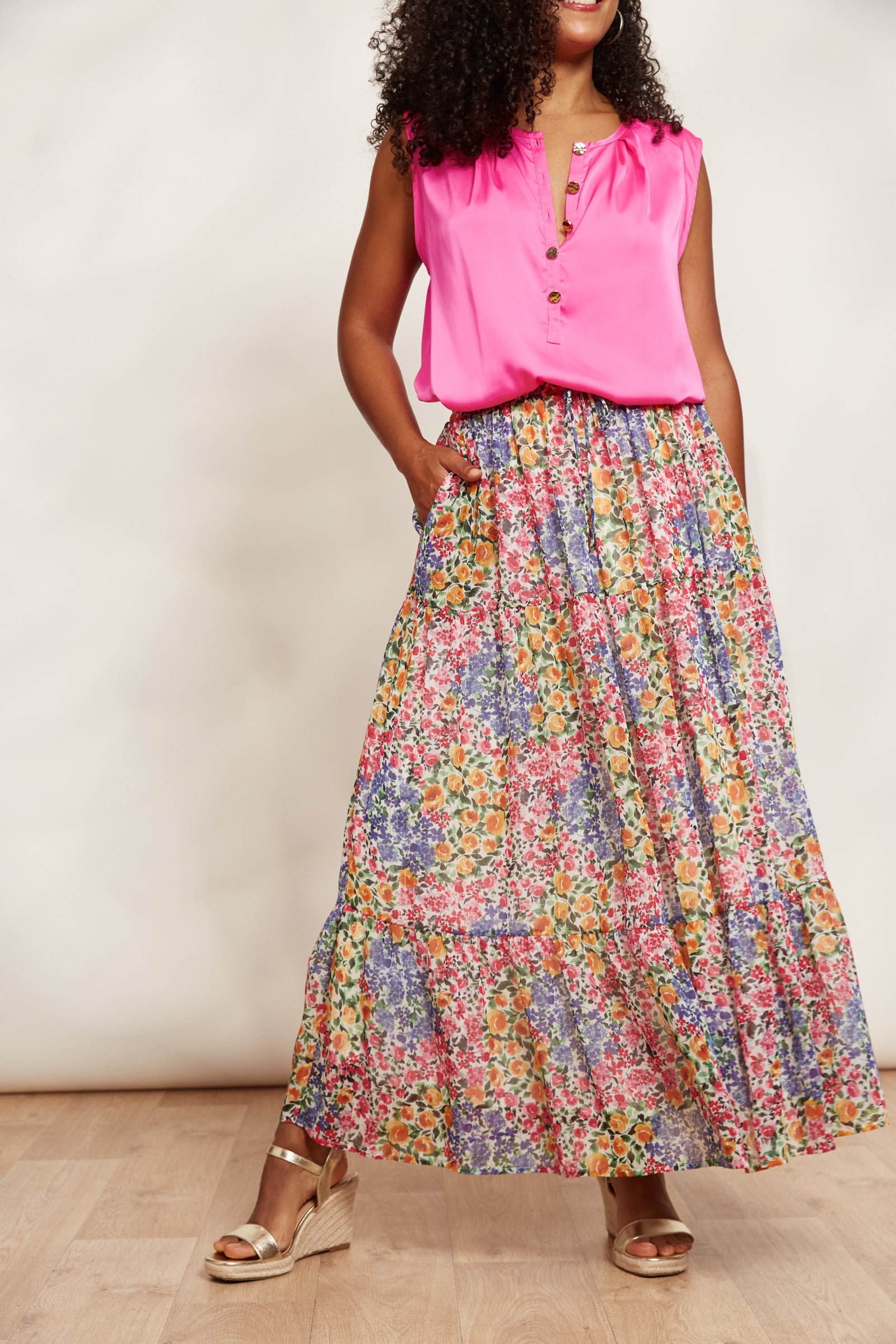 Solstice Skirt - Fiore - eb&ive Clothing - Skirt Mid