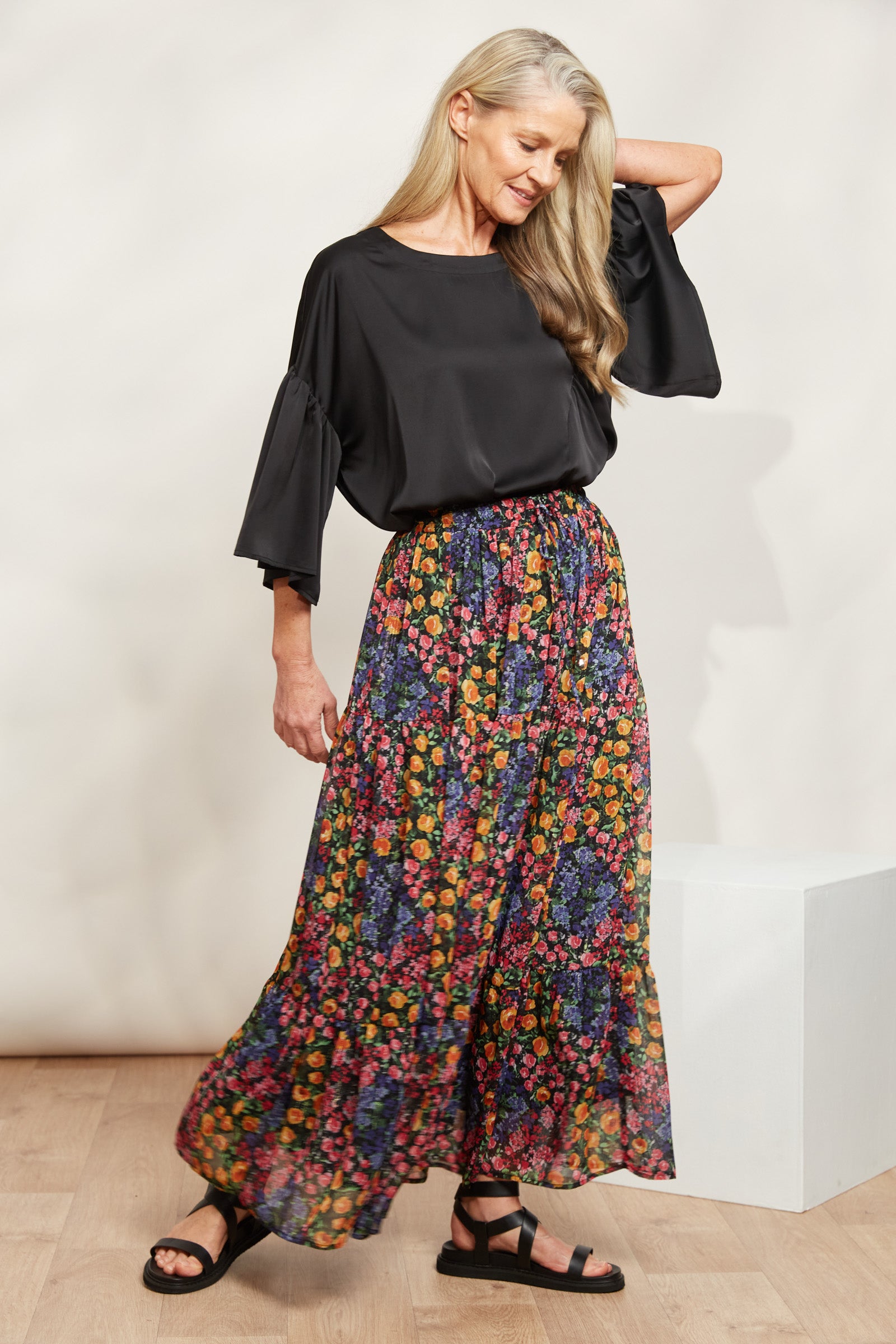 Solstice Skirt - Blume - eb&ive Clothing - Skirt Mid