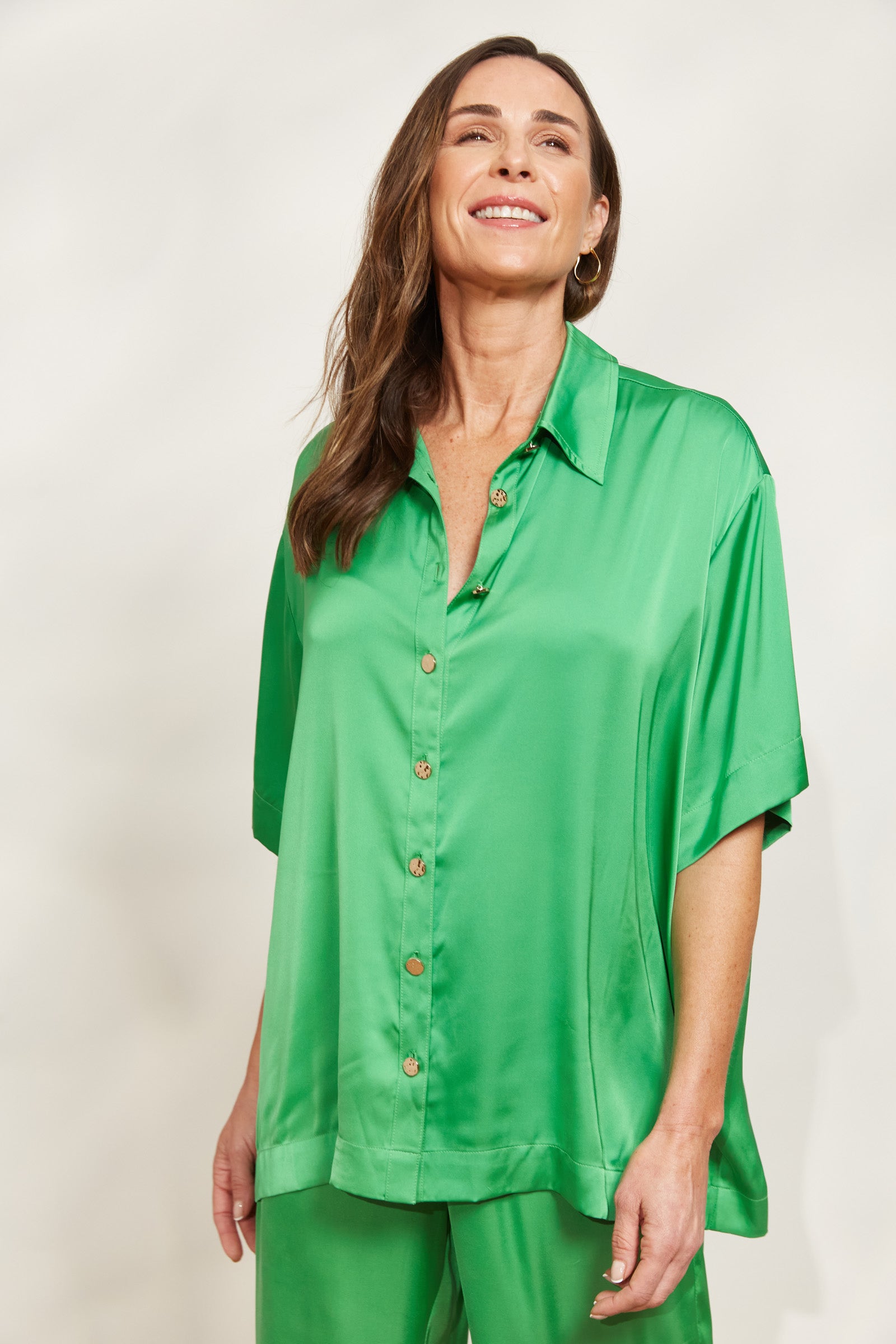 Elysian Shirt - Emerald - eb&ive Clothing - Shirt S/S