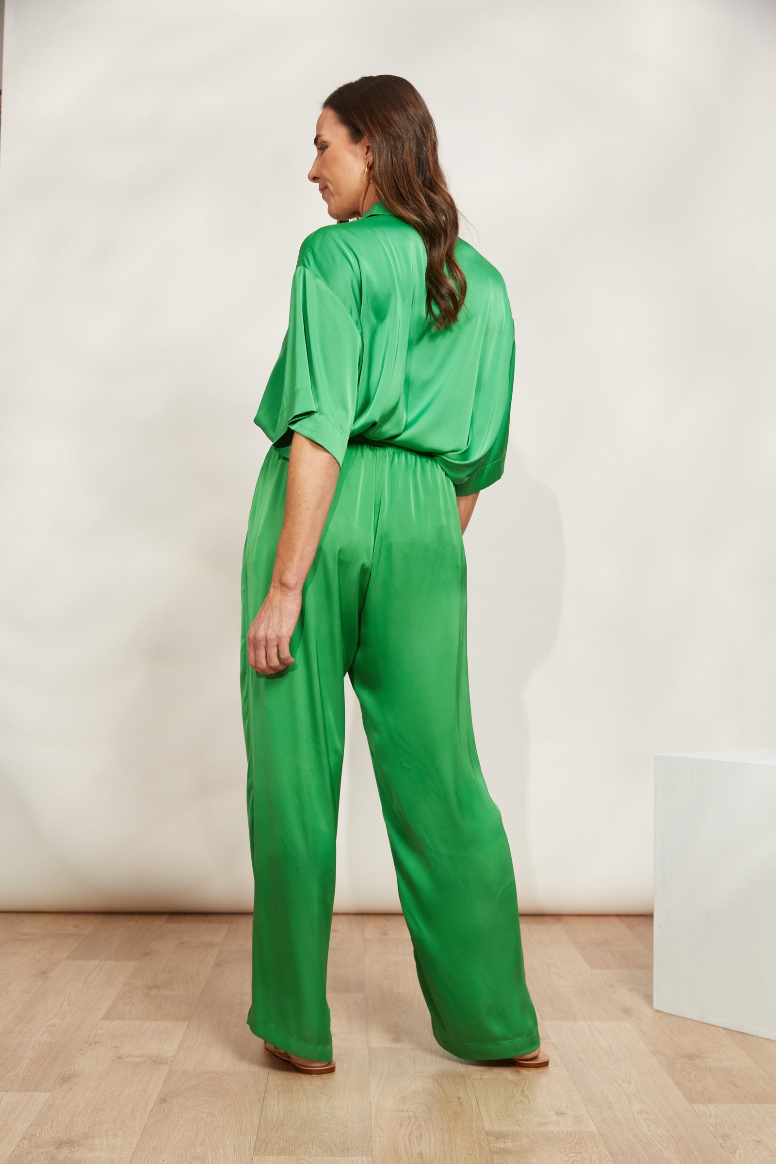 Elysian Pant - Emerald - eb&ive Clothing - Pant Wide